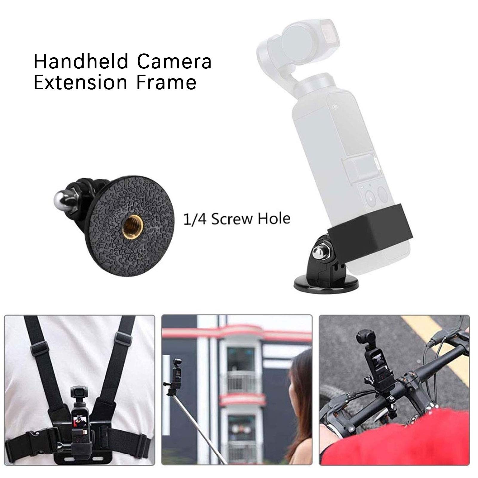 Camera Extension Frame Handheld Fixing Bracket Stand Holder Adapter Set Accessory For Dji Pocket 1/2