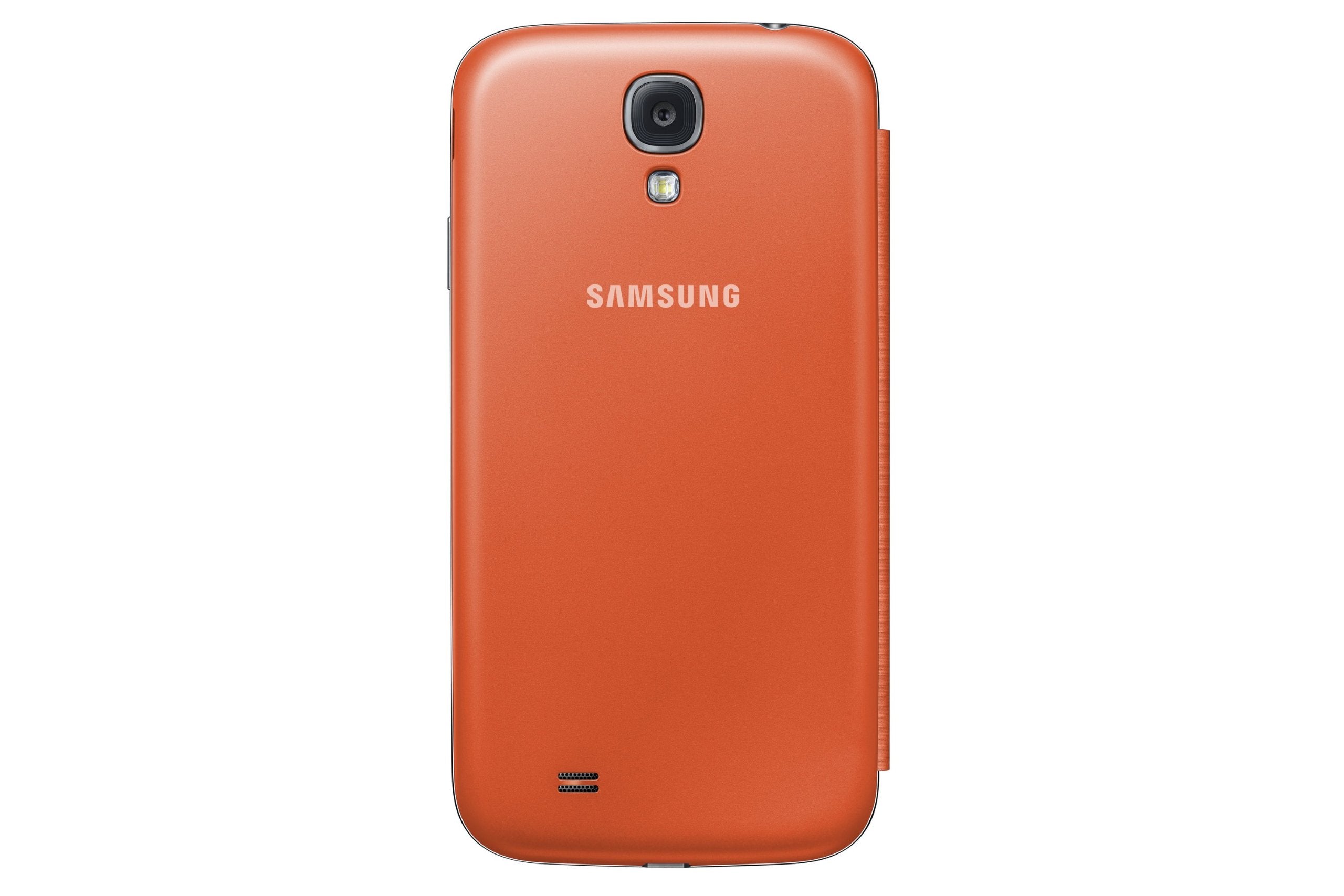 Samsung Galaxy S4 Flip Cover Folio Case (Orange)