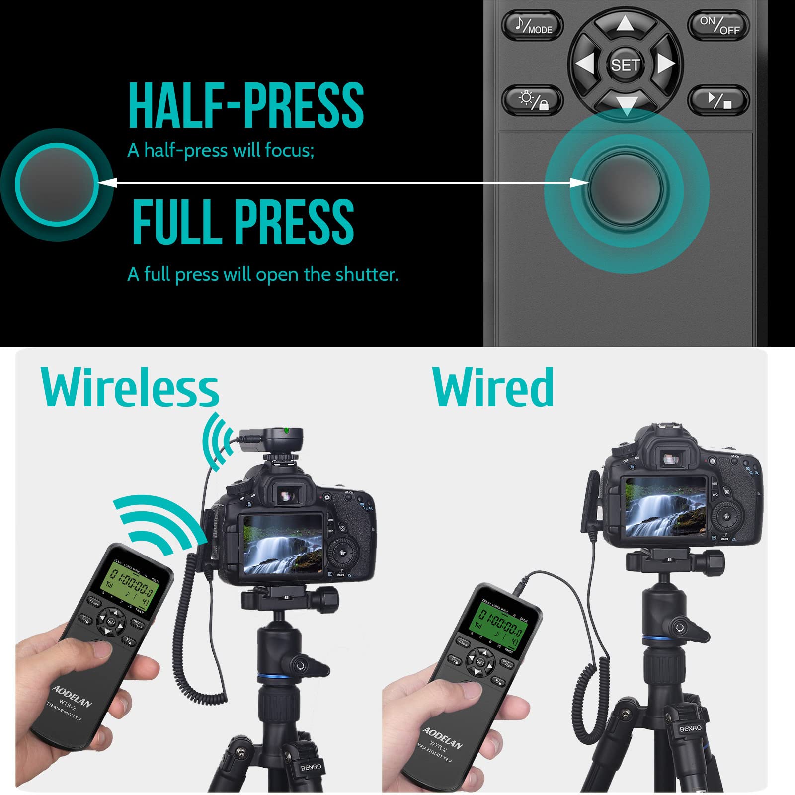 Wireless Shutter Camera Remote Intervalometer Timer Compatible With Canon Eos R5, 10D, 6D Mark Ii, 1D X, 1Dx Mark Iii, 1D C, 1Ds