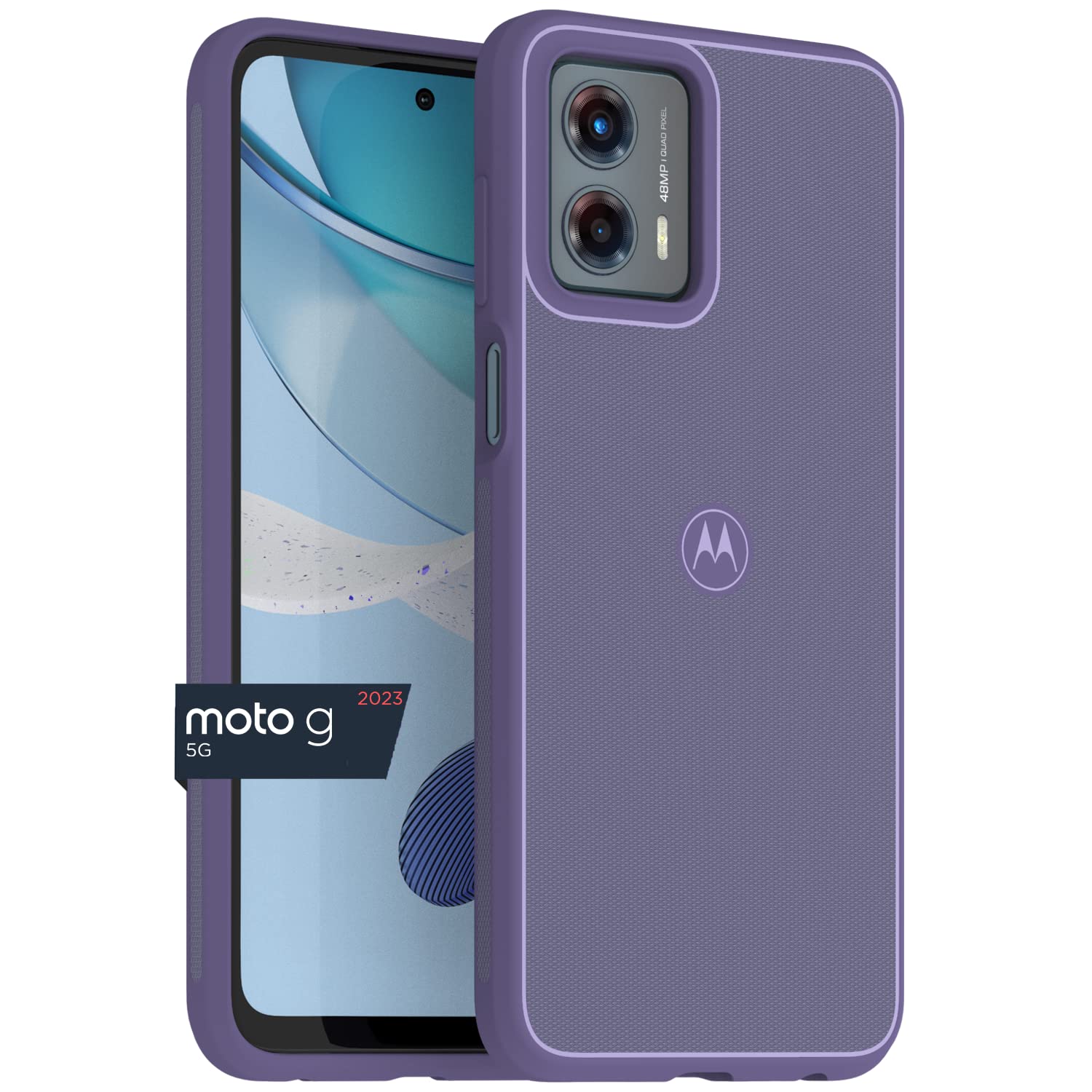 Motorola Moto G 5G (2023) Textured Protective Case- Daybreak - Precision fit Shock Absorbing Cases for Enhanced Phone Grip, Styl