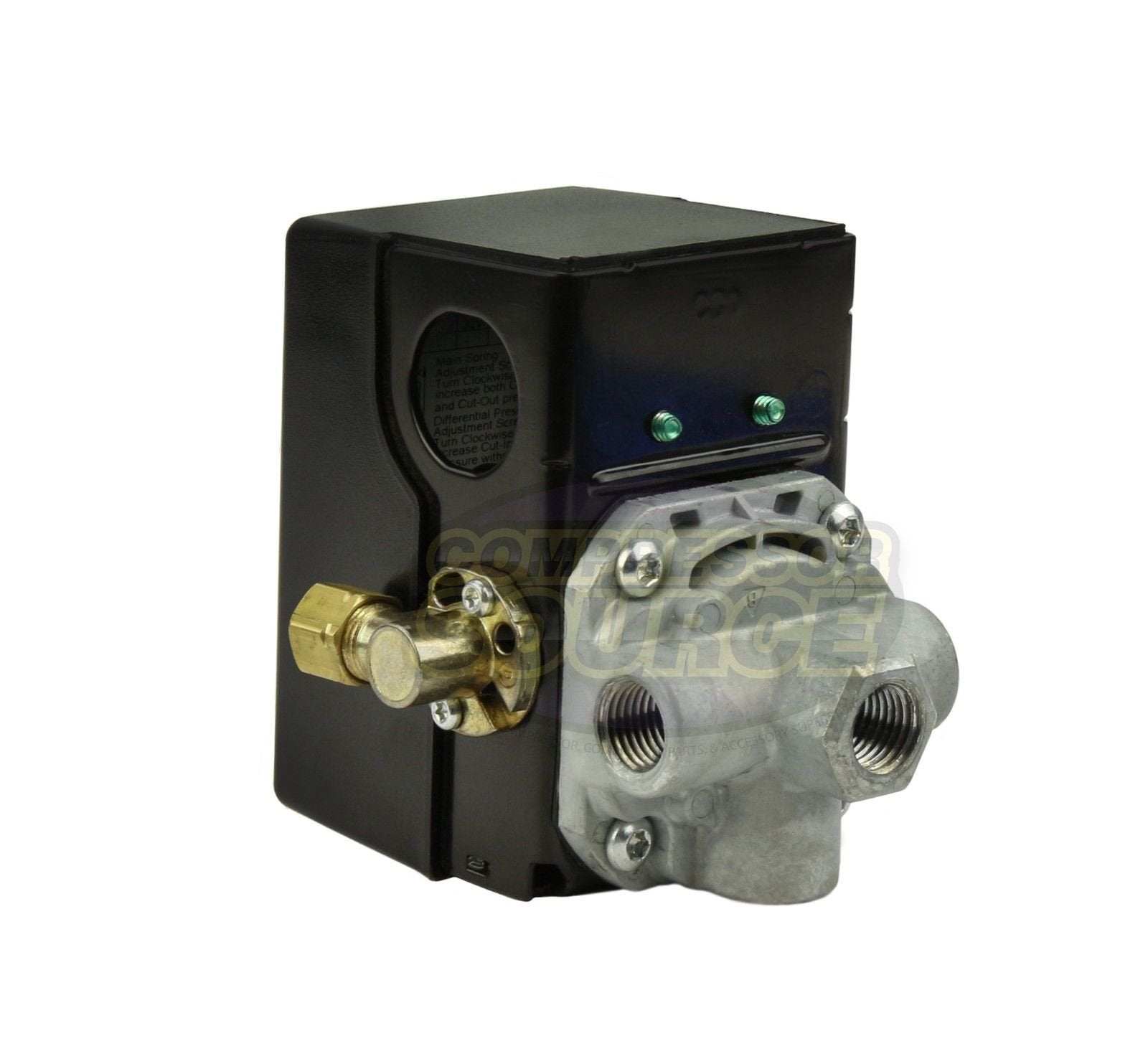 Pressure Switch For Air Compressor Made By Furnas / Hubbell 69Jf9Ly2C 140-175 Four Port W/ Unloader & On/Off Lever