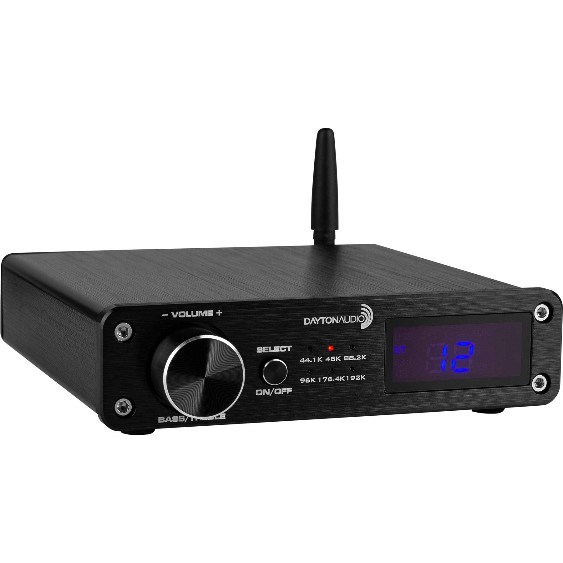 Dayton Audio Dta-Pro 100W Class D Bluetooth Amplifier With Usb Dac Ir Remote And Sub Output