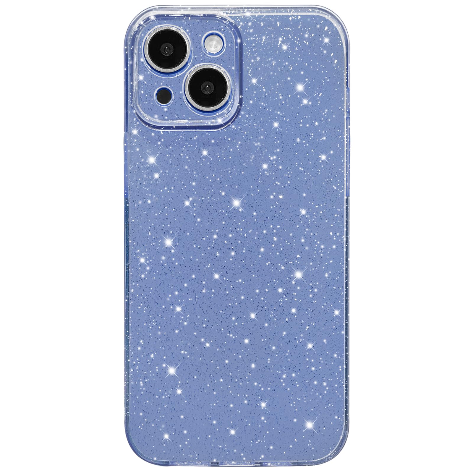 Hython Case For Iphone 14 Plus Case Glitter Cute Sparkly Shiny Bling Sparkle Phone Cases 6.7'', Thin Slim Fit Soft Tpu Bumper Sh