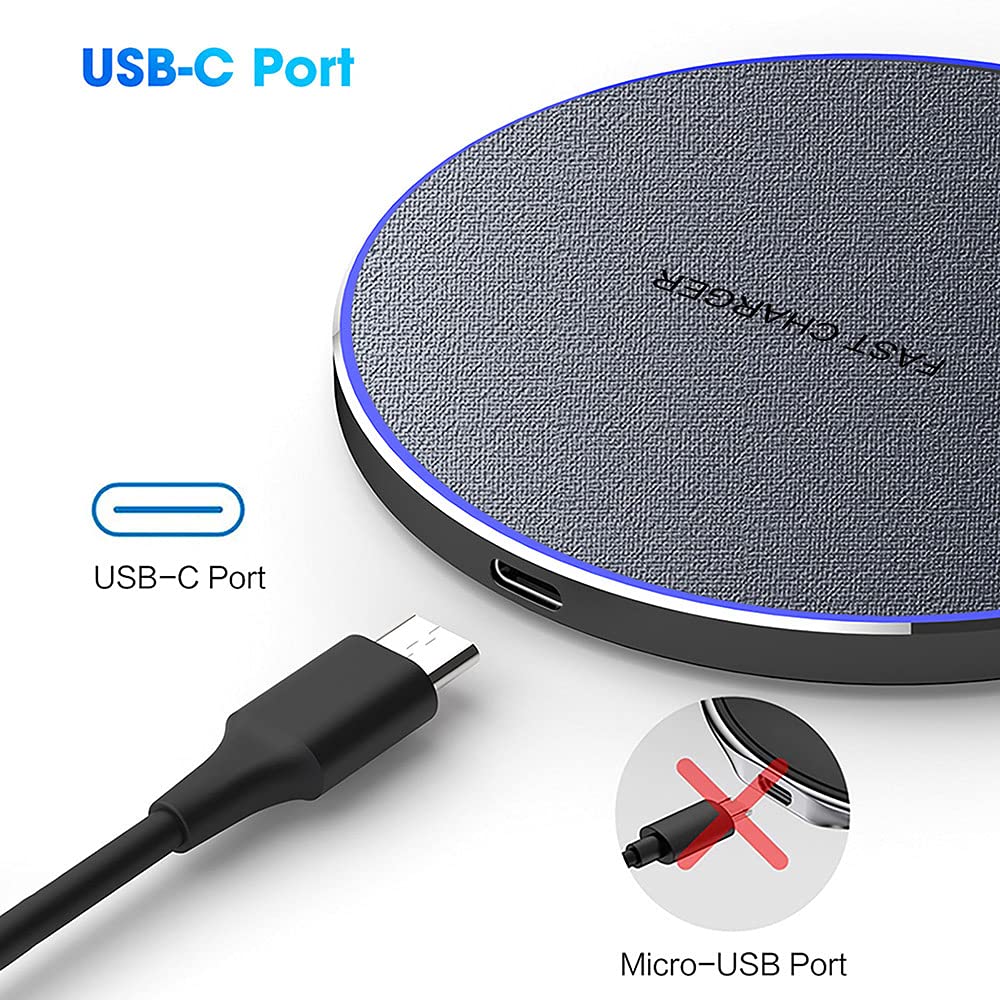 Fast Wireless Charger,20W Max Wireless Charging Pad Compatible With Iphone 16/15/14/13/12/Se/11/11 Pro/Xs Max/Xr,Airpods;Fdgao W