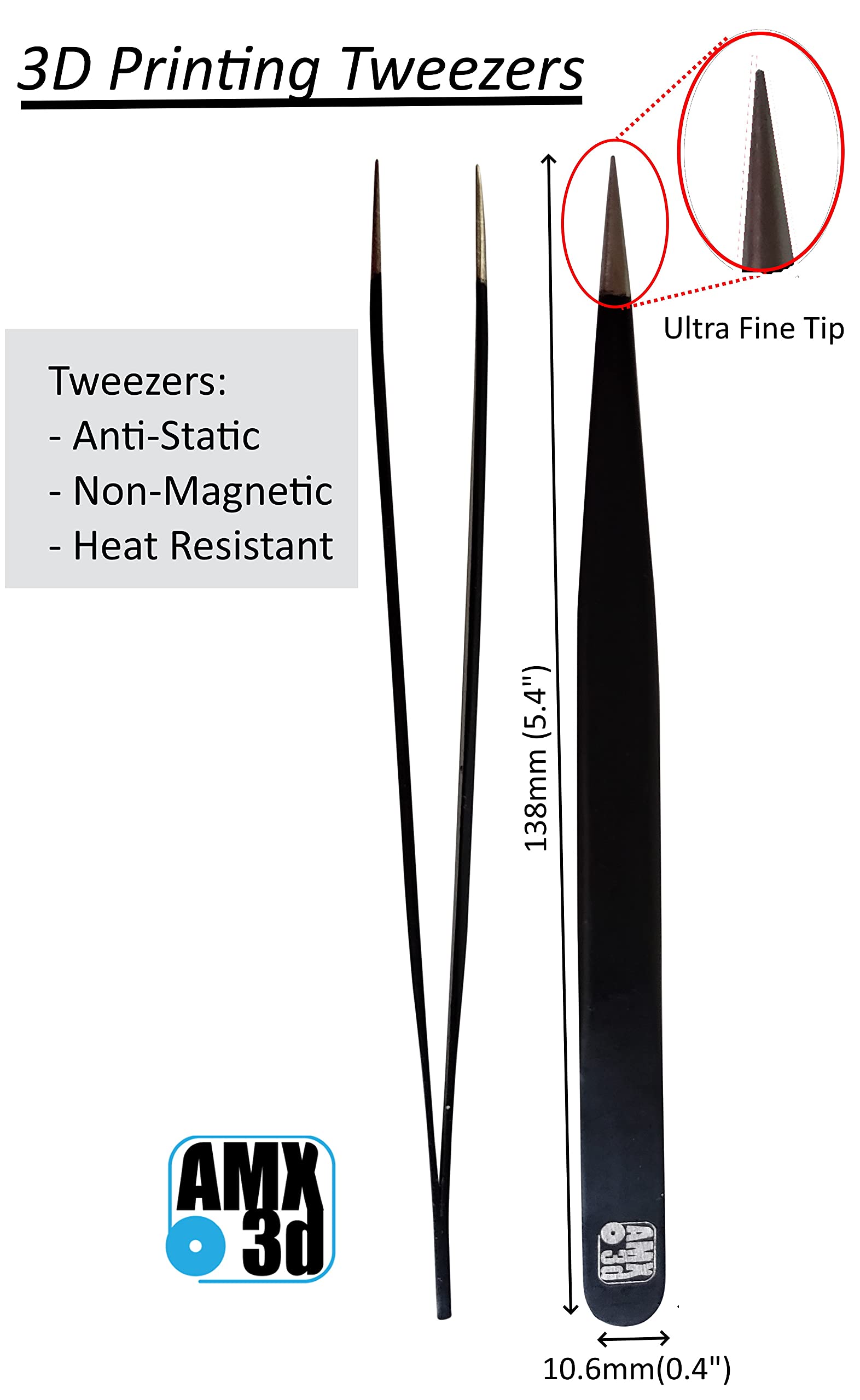 3D Printing Tweezers   Cleaning Tool For 3D Printers   Filament Removal And Nozzle Cleaner Accessories