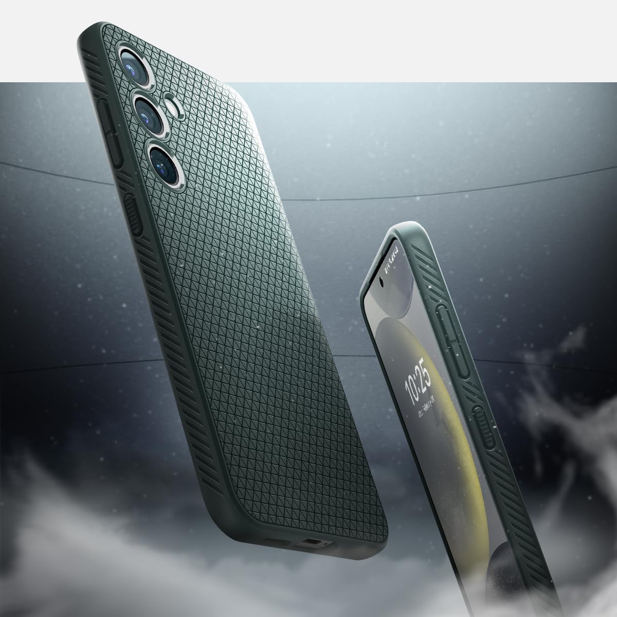 Spigen Liquid Air Designed For Galaxy S24 Case (2024) [Military-Grade Protection] - Abyss Green