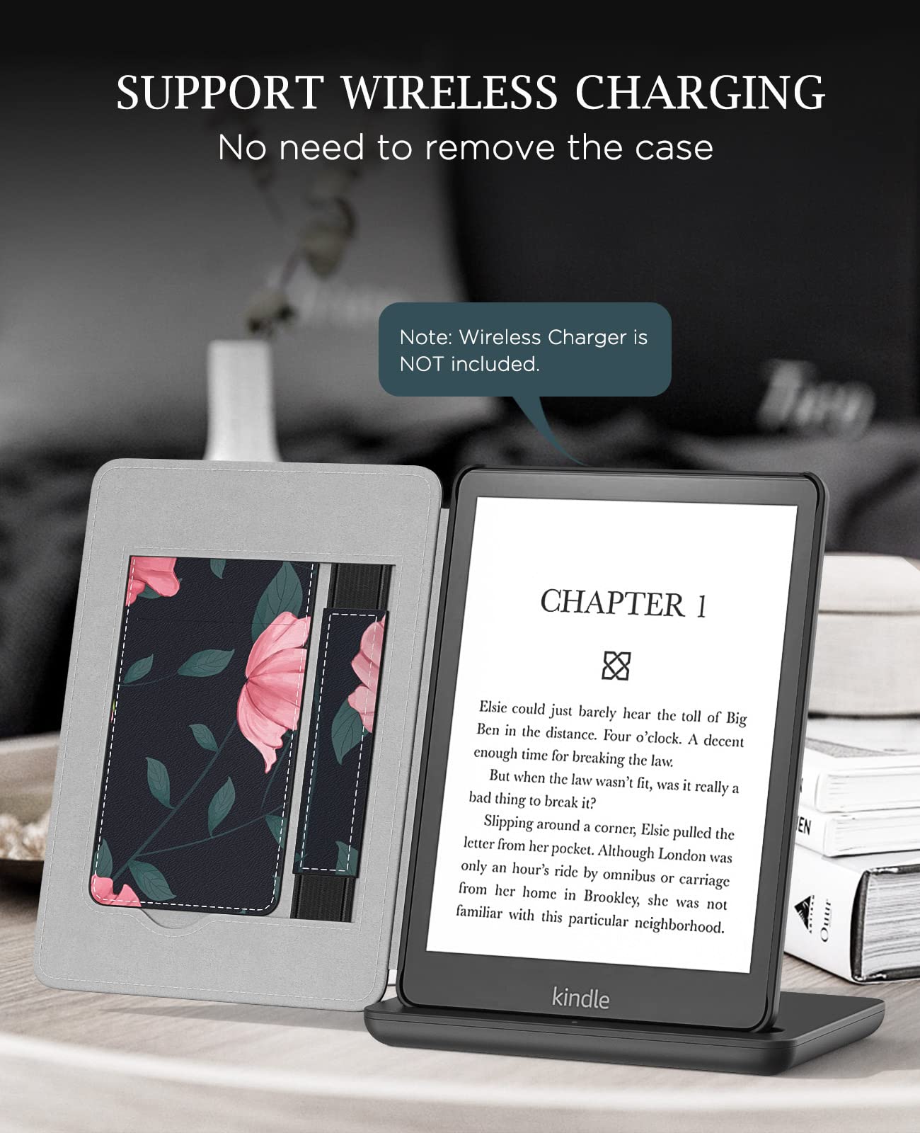 Moko Case For 6.8'' Kindle Paperwhite (11Th Generation 2021) And Kindle Paperwhite Signature Edition, Lightweight Pu Leather Cov