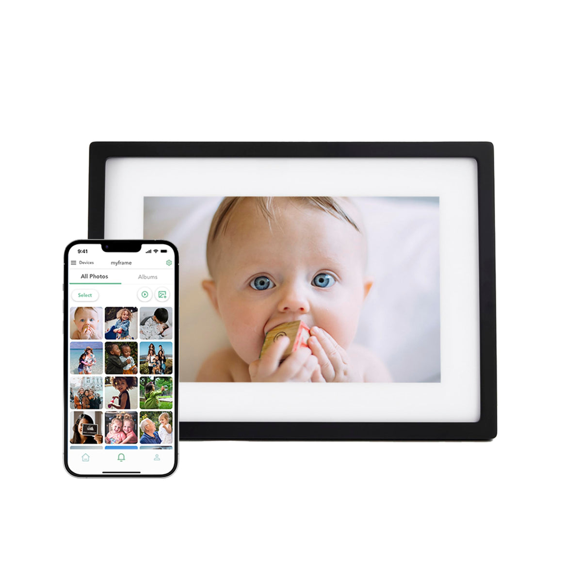 Skylight Digital Picture Frame - Wifi Enabled With Load From Phone Capability, Touch Screen Digital Photo Frame Display - Custom