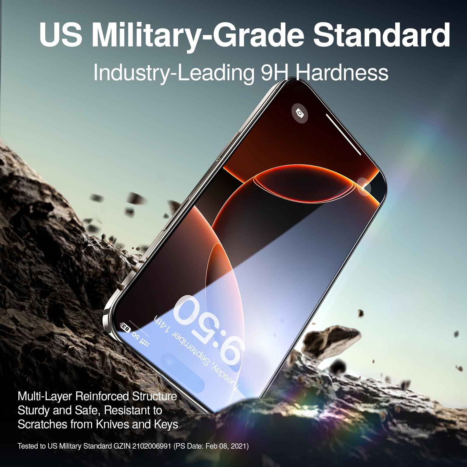 Smartdevil 3 Pack Screen Protector For Iphone 16 Pro (6.3 Inch) Tempered Glass, Hd Clear Film, Easy Installation, Dust Free & Bu