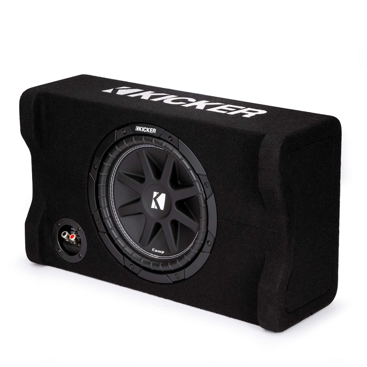 Kicker 48Cdf104 Comp 10'' Subwoofer In Down Firing Enclosure, 4 Ohm