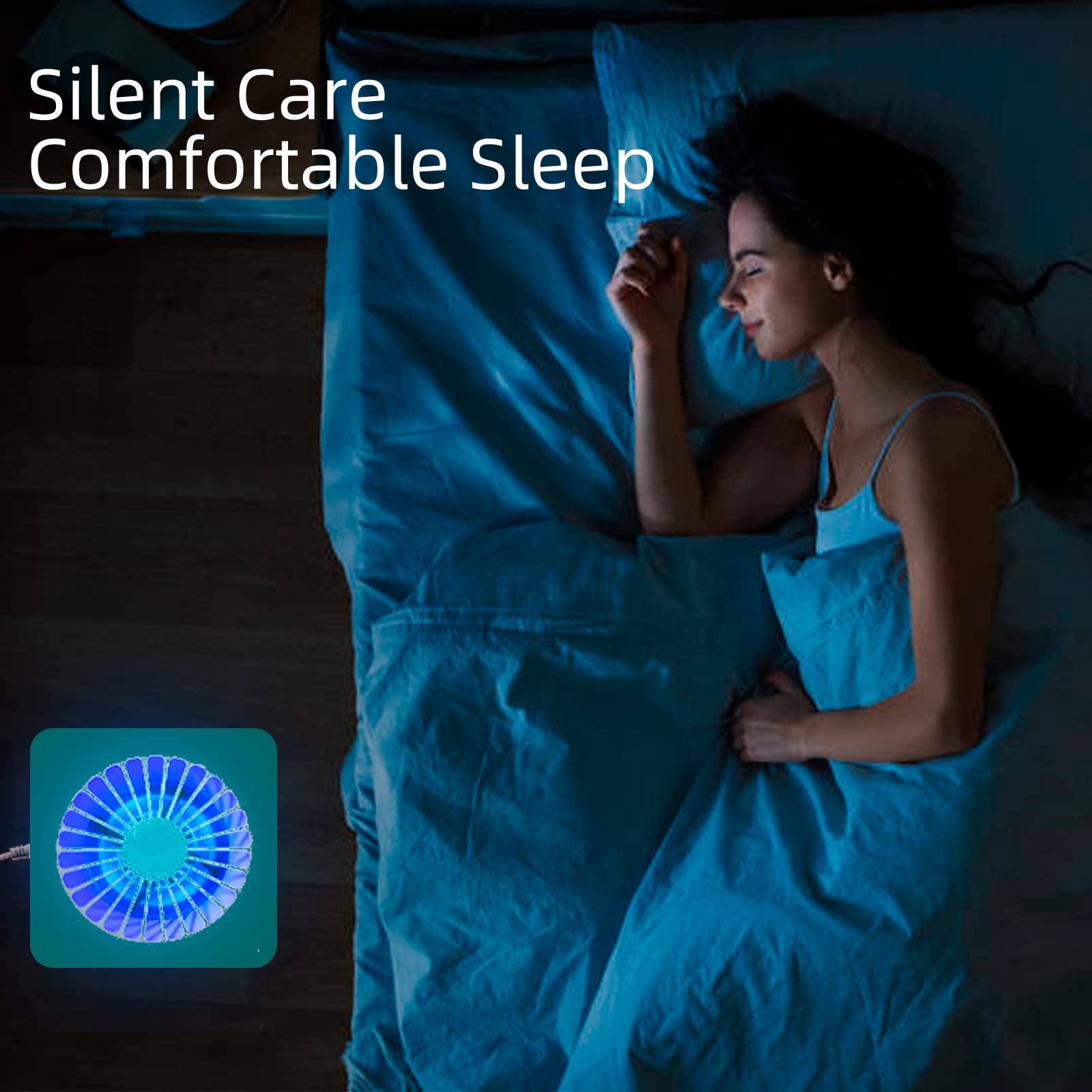 Desktop Air Purifier With Hepa Filter For Office Bedroom Bathroom, Small Usb Air Purifiers, Super Quiet Powered By Usb No Adapte
