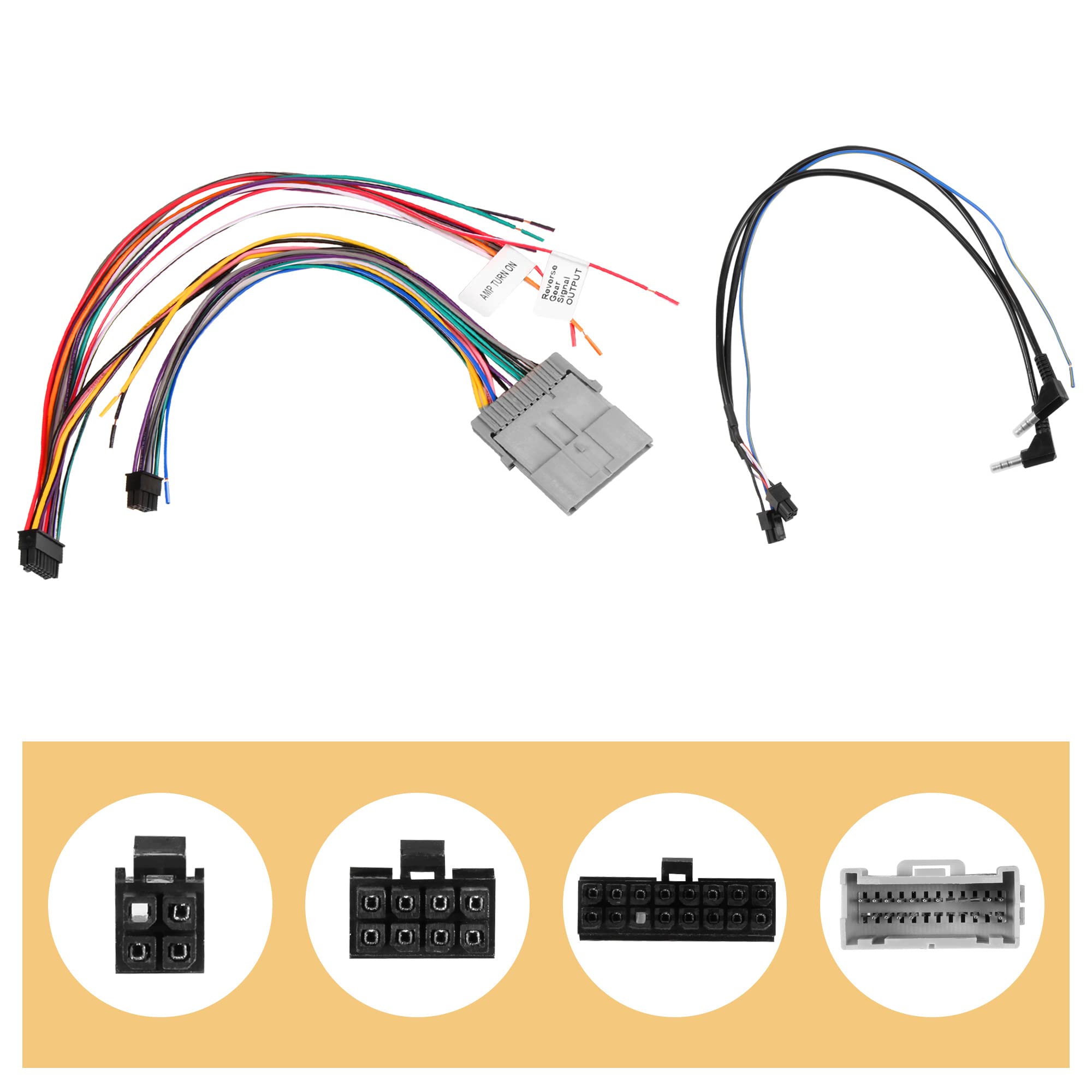G Radio Wiring Harness Compatible With 2000 2013 Select Gm Vehicles Amplified Systems Model Car Wire Harness Install In An Aftermarket Stereo