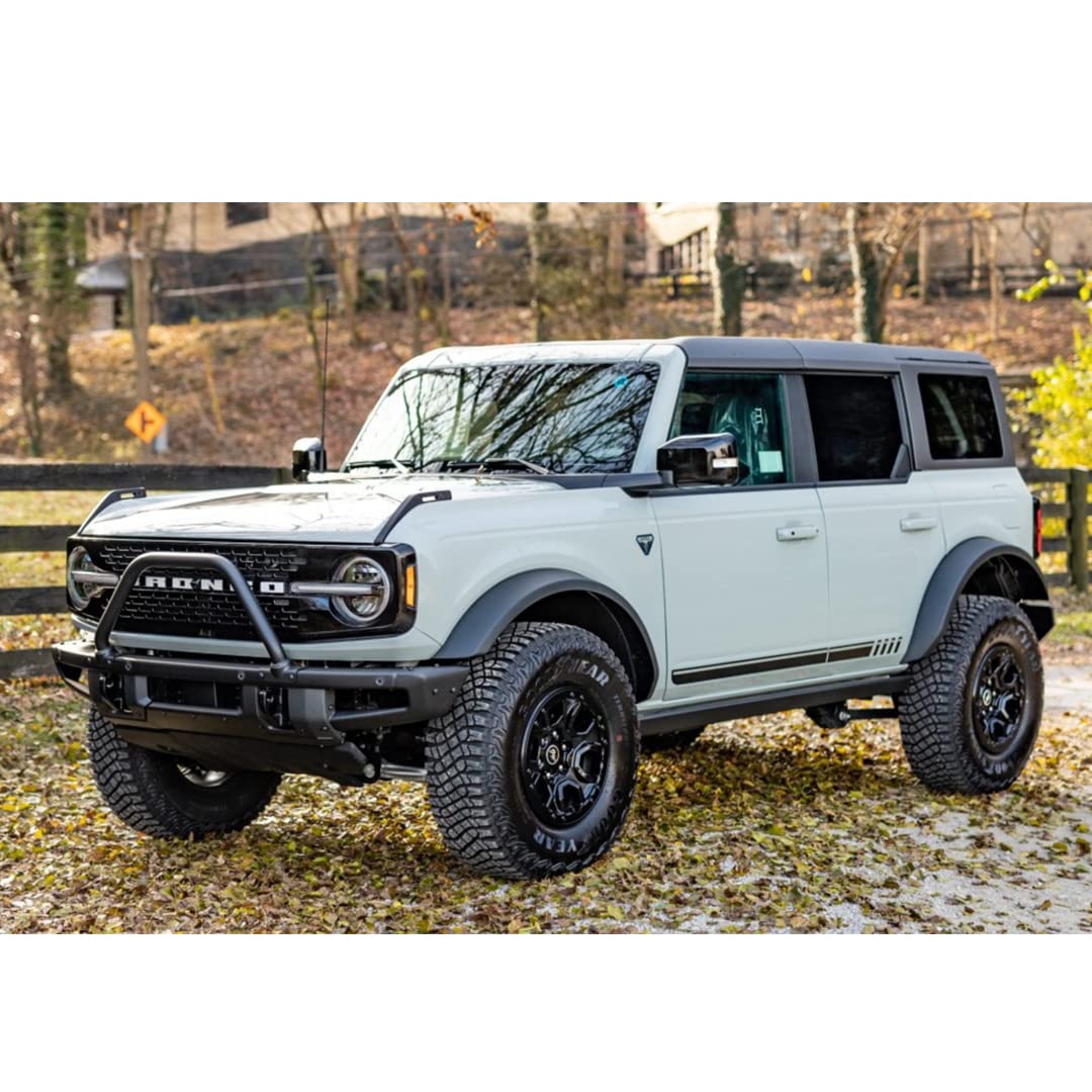 7' Bronco Short Antenna, Compatible With Ford Bronco Full Size And Sport All Models 2021 2022 2023 2024 2025, Good Reception, Black, 7 Inch Spiral Am Fm Radio Antenna, For Bronco Accessories 2021 2025