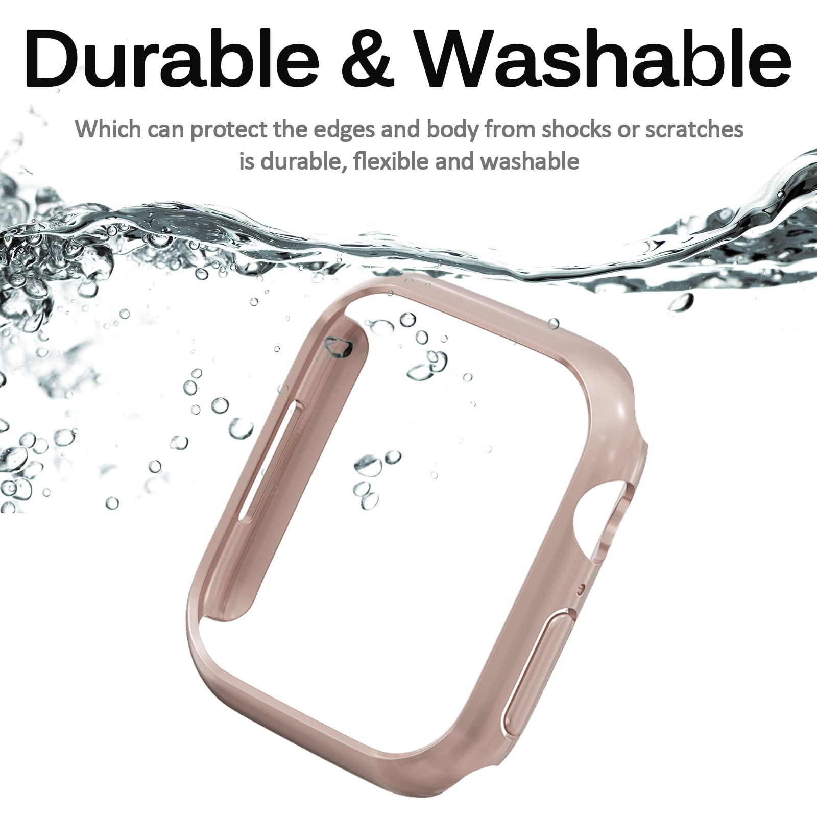 Miimall Compatible Apple Watch 45Mm Case Hard Pc Frame Ultra Thin Lightweight Woman Man Protective Bumper Shell Case For Apple W
