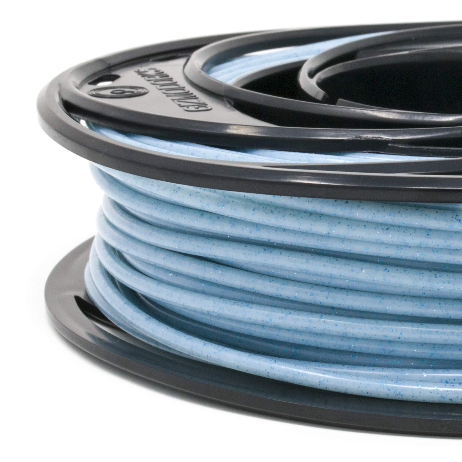 Gizmo Dorks Pla 3D Printer Filament 3Mm (2.85Mm) 200G, 4 Color Sample Pack   Marble, Glitter Blue, Glow Green, Change Green Yell