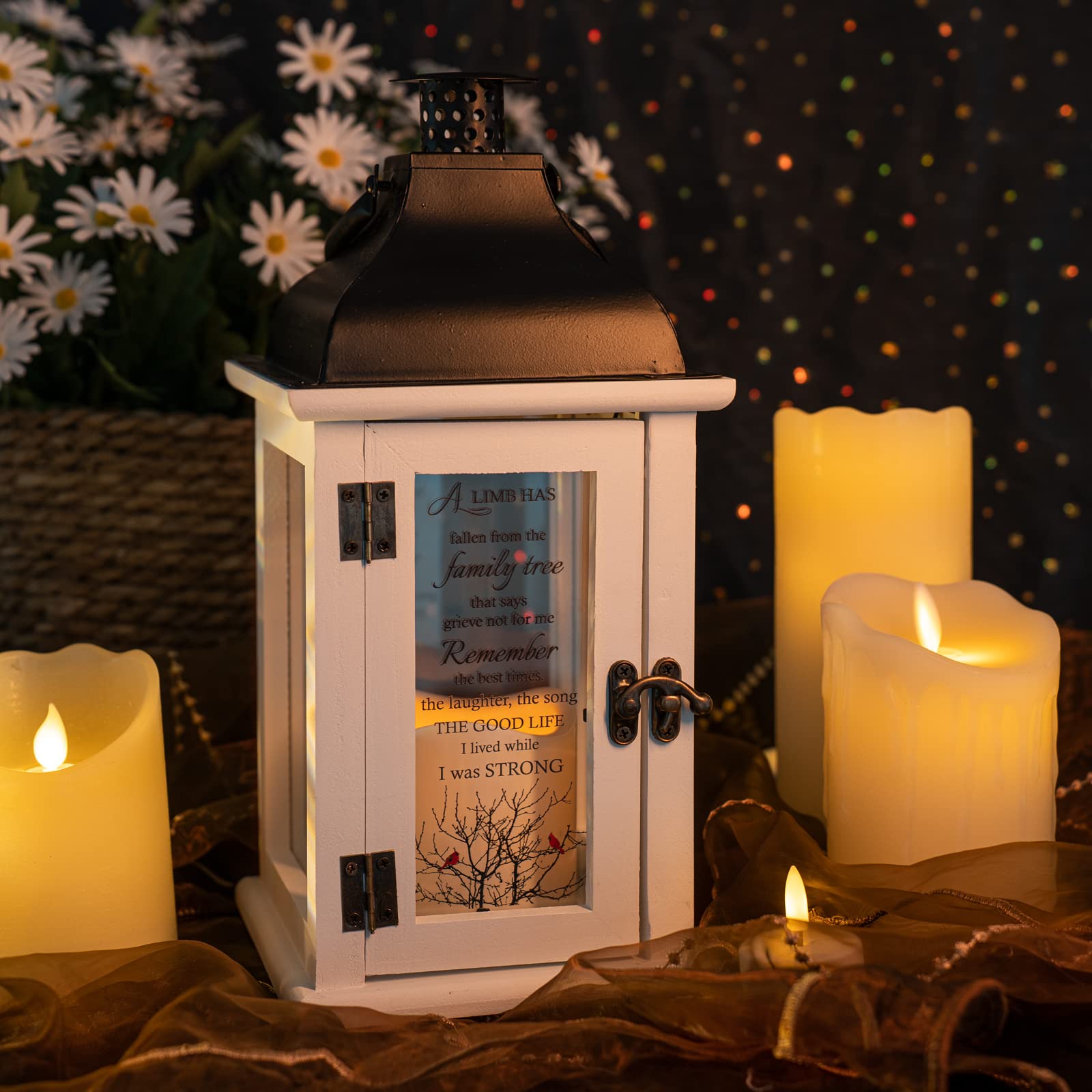 Memorial Lantern   Bereavement Sympathy Gifts For Loss Of Loved One Memorial Gifts For Loss Of Mother Loss Of Father Remembrance