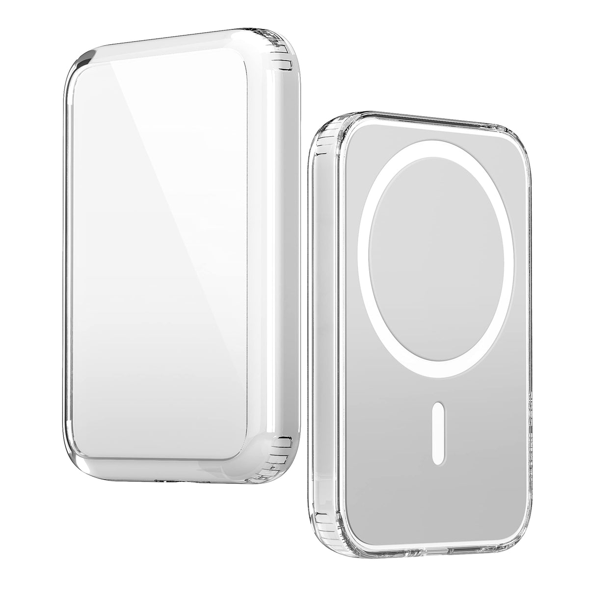 Elago Hybrid Clear Case Compatible With Magsafe Battery Pack   Pc + Tpu Hybrid Technology, Anti Yellowing, Crystal Clear, Shockp