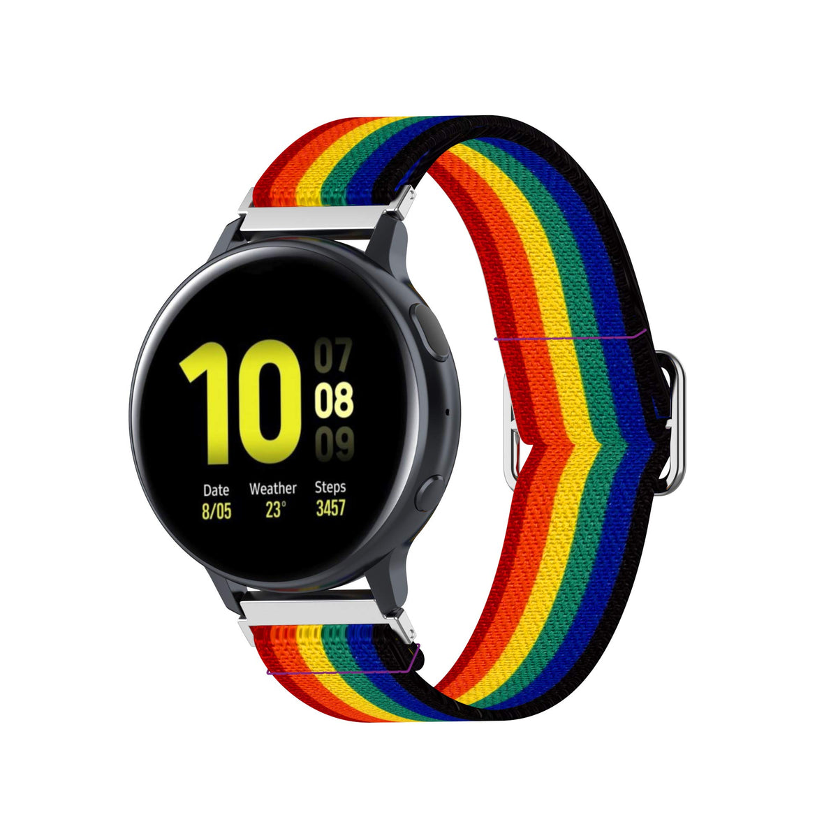 20Mm Adjustable Elastic Band Compatible With Samsung Galaxy Watch Active 2 40Mm 44Mm /Galaxy Watch 42Mm Quick Release Stretchy N