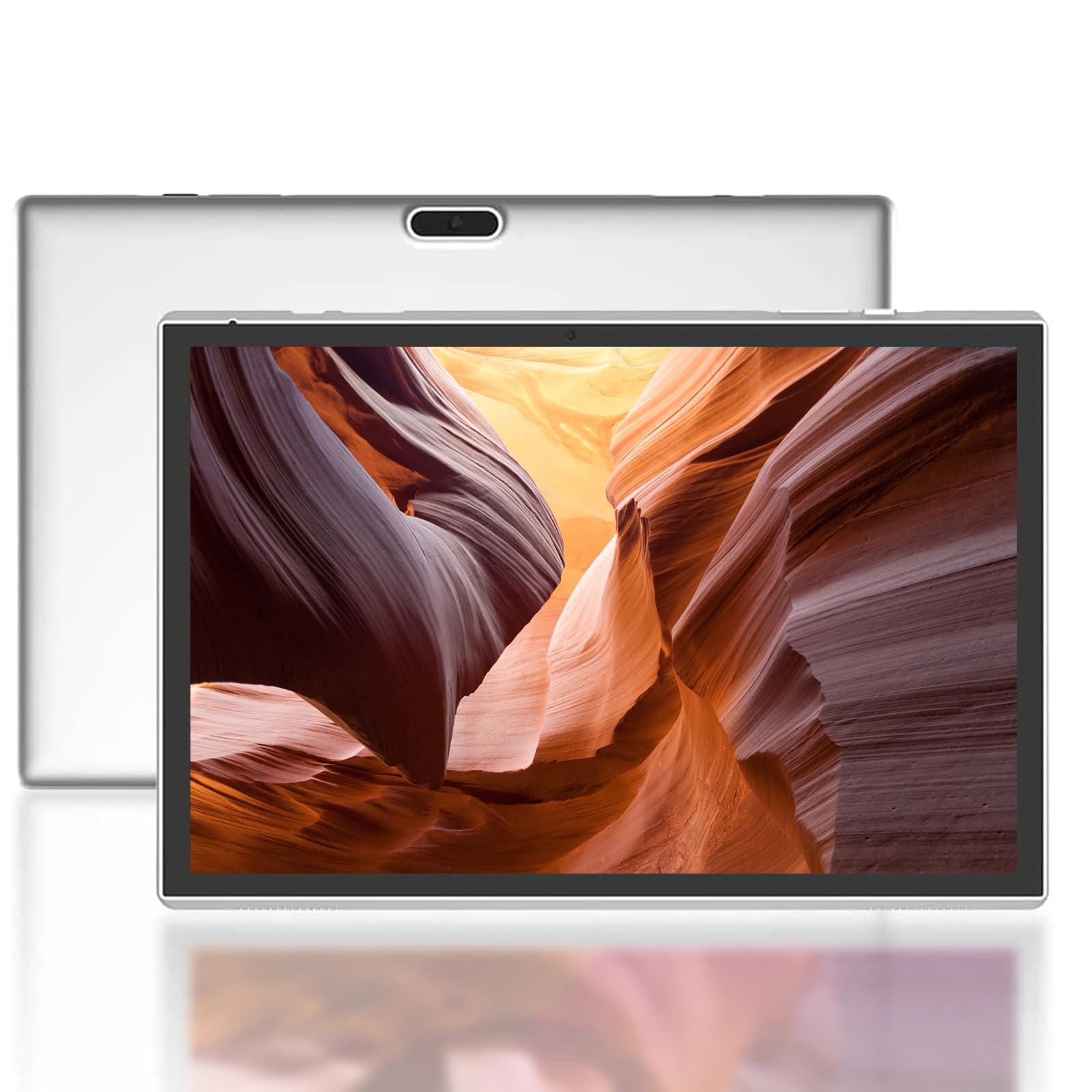 Zzb Tablet 10 Inch Android Tablets, 32Gb Rom 1024Gb Expand, 6000Mah Battery, Quad Core Processor 4Gb Ram Tableta, 8Mp Camera Wif