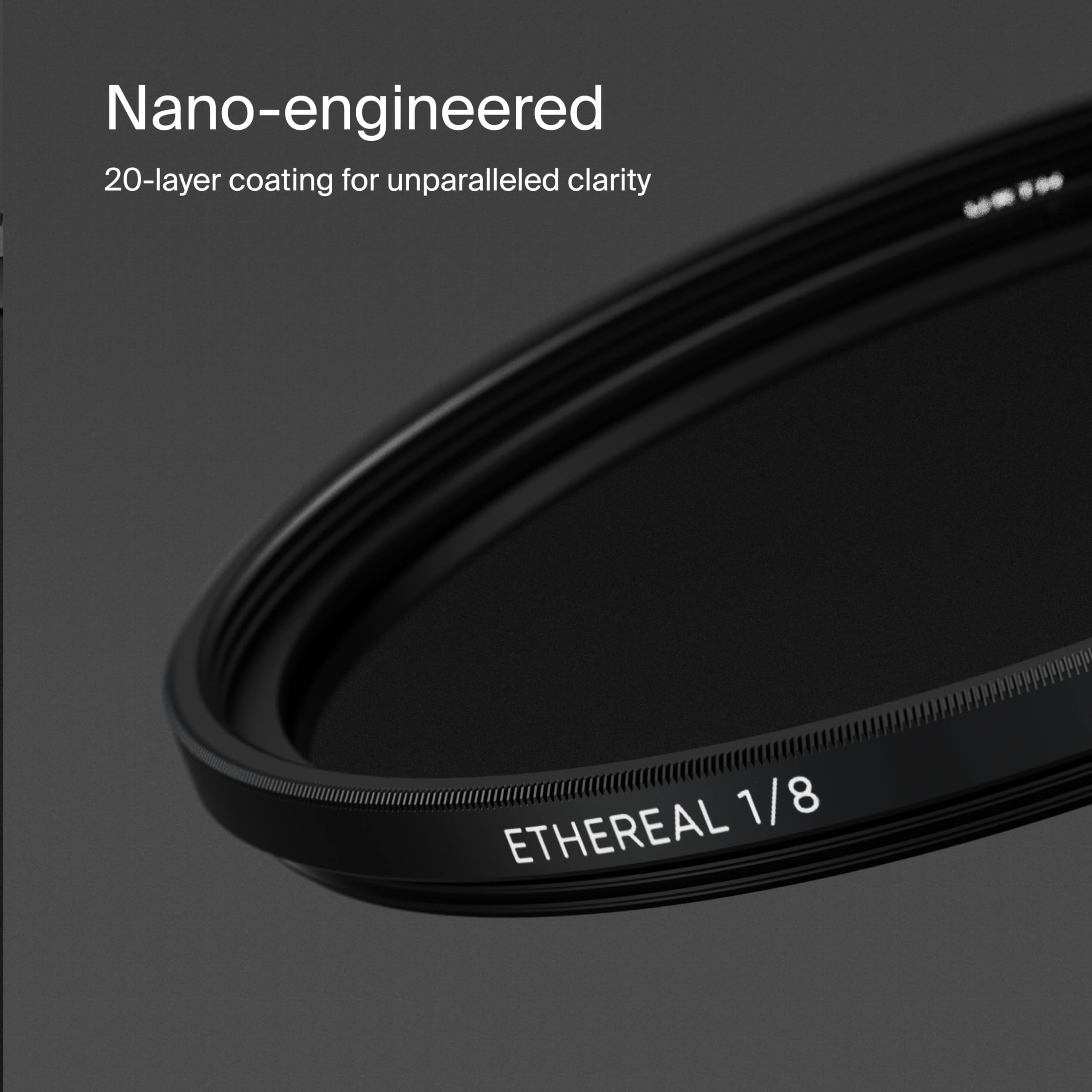 Urth 43Mm Ethereal Black Mist ? Diffusion Lens Filter (Plus+)   Cinematic Effect, 20 Layer Nano Coated Black Mist Light Diffusio