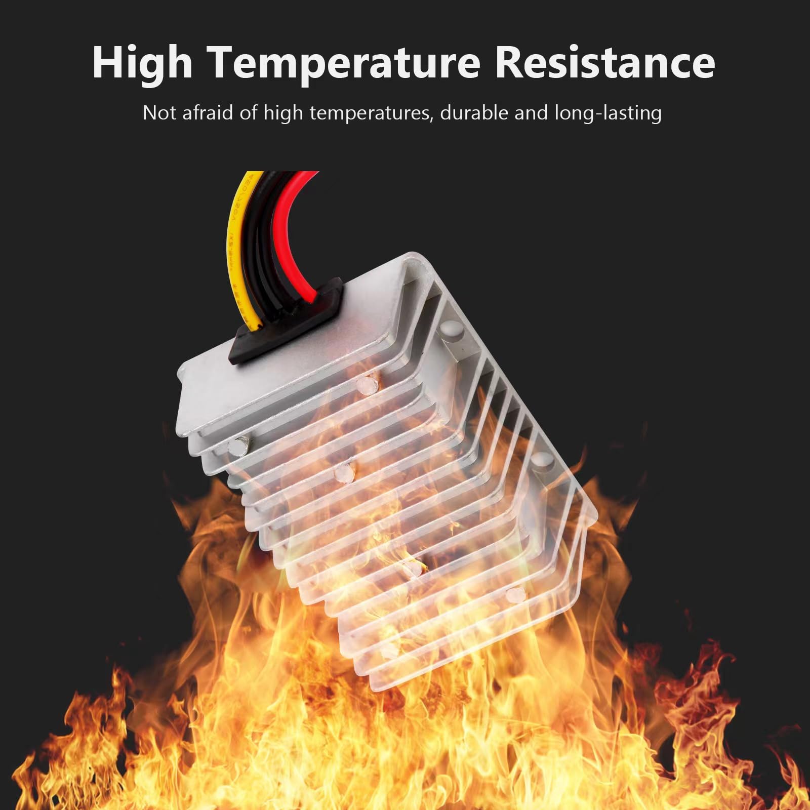 Yrdzxg Dc Dc 12V 40A 480W Buck Converter 36V/48V To 12V Step Down Converter Transformer Golf Cart Led Light Waterproof Voltage R