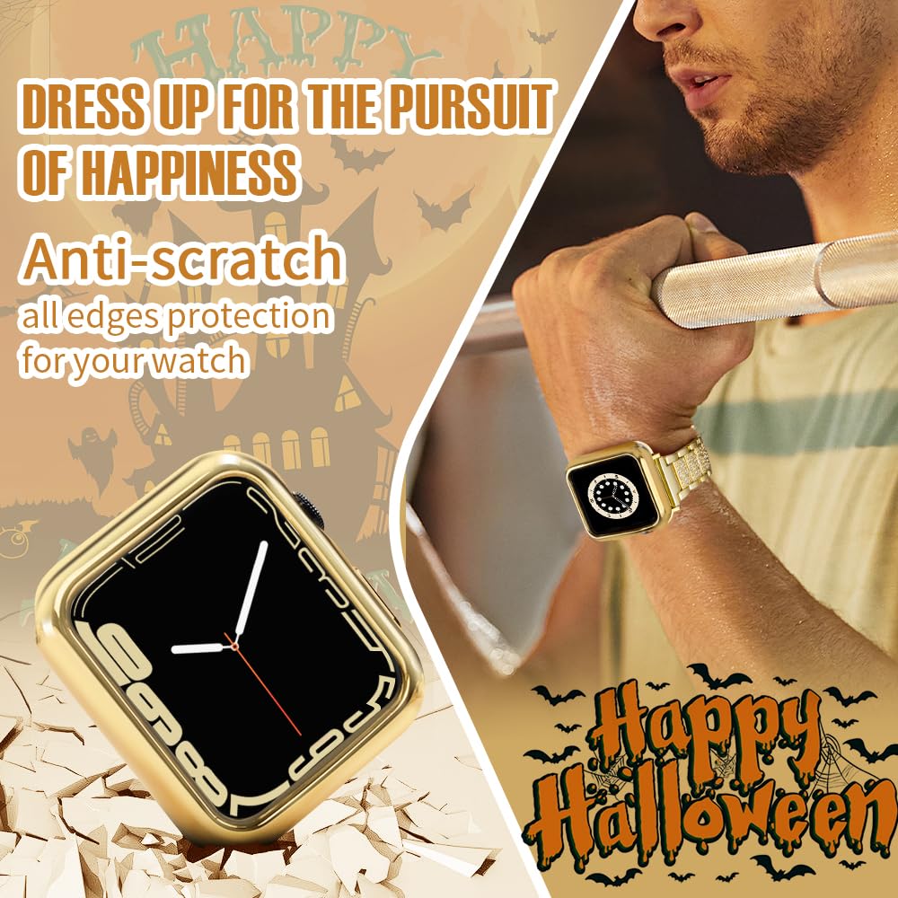 Top4Cus 44Mm Cover Environmental Soft Flexible Tpu Anti Scratch Lightweight Protective Iwatch Case Compatible With Apple Watch S