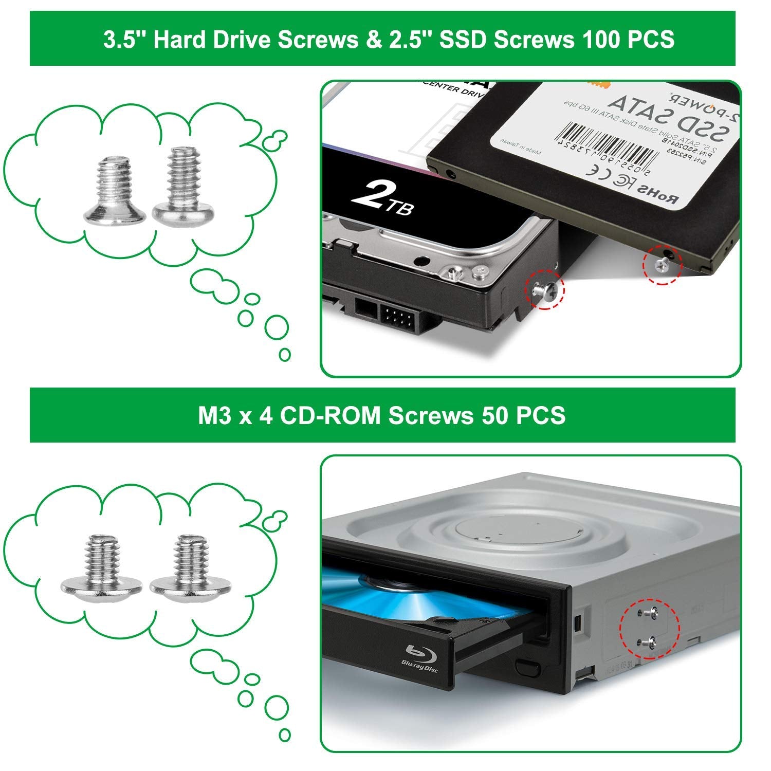 350Pcs Computer Screws Motherboard Standoffs Assortment Kit For Universal Motherboard   6 32 Male To M3 Female Standoffs For 2.5