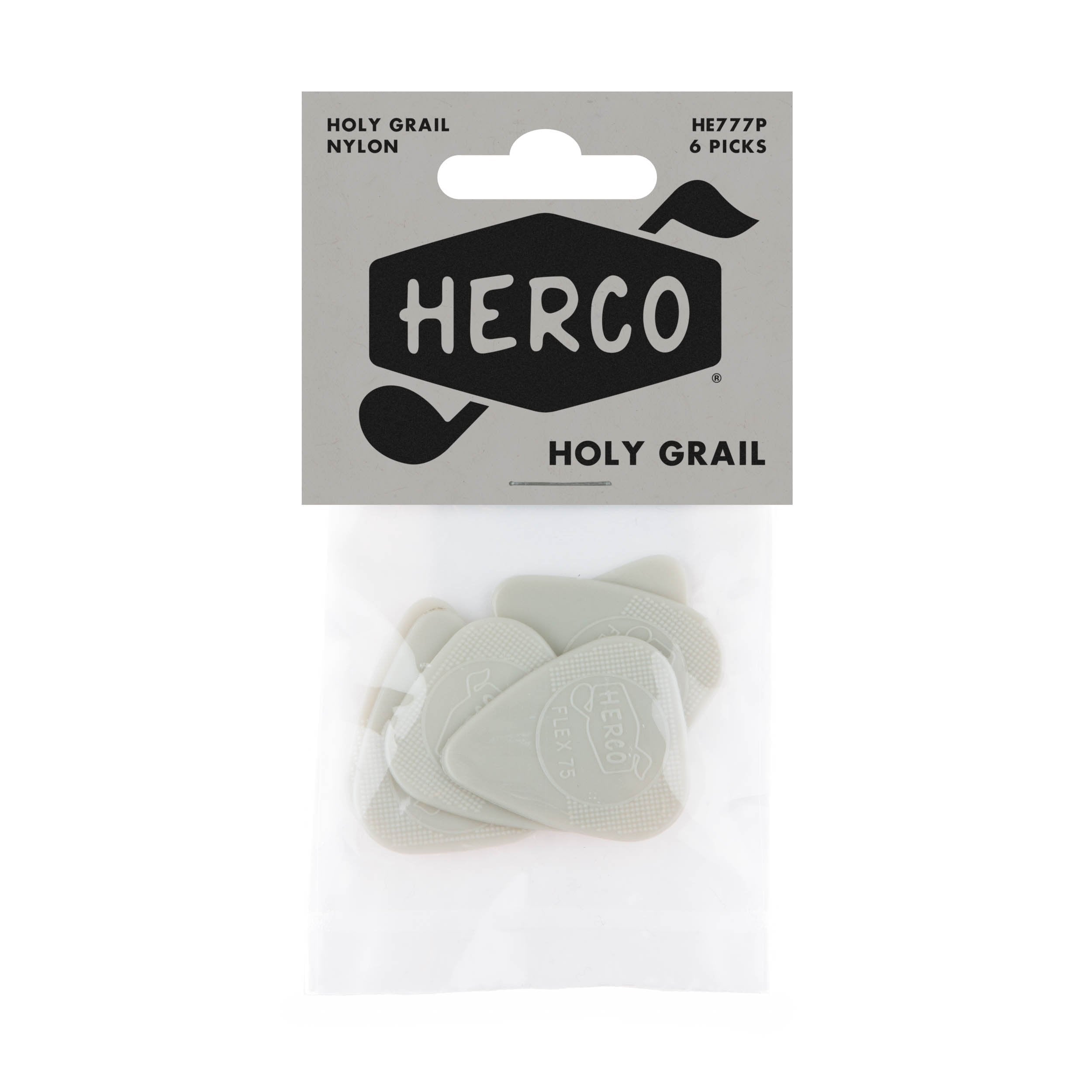 Dunlop Herco Holy Grail Guitar Pick-6 Pack (He777P)
