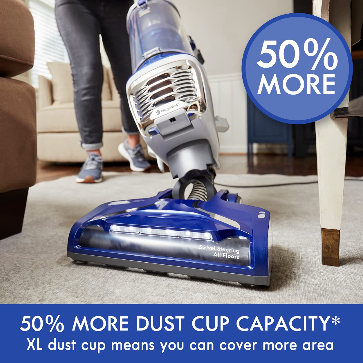 Kenmore Du5080 Bagless Upright Vacuum Lift Cleaner 2 Motor Power Suction With Hepa Filter, 3 In 1 Combination Tool, Pet Handi Ma