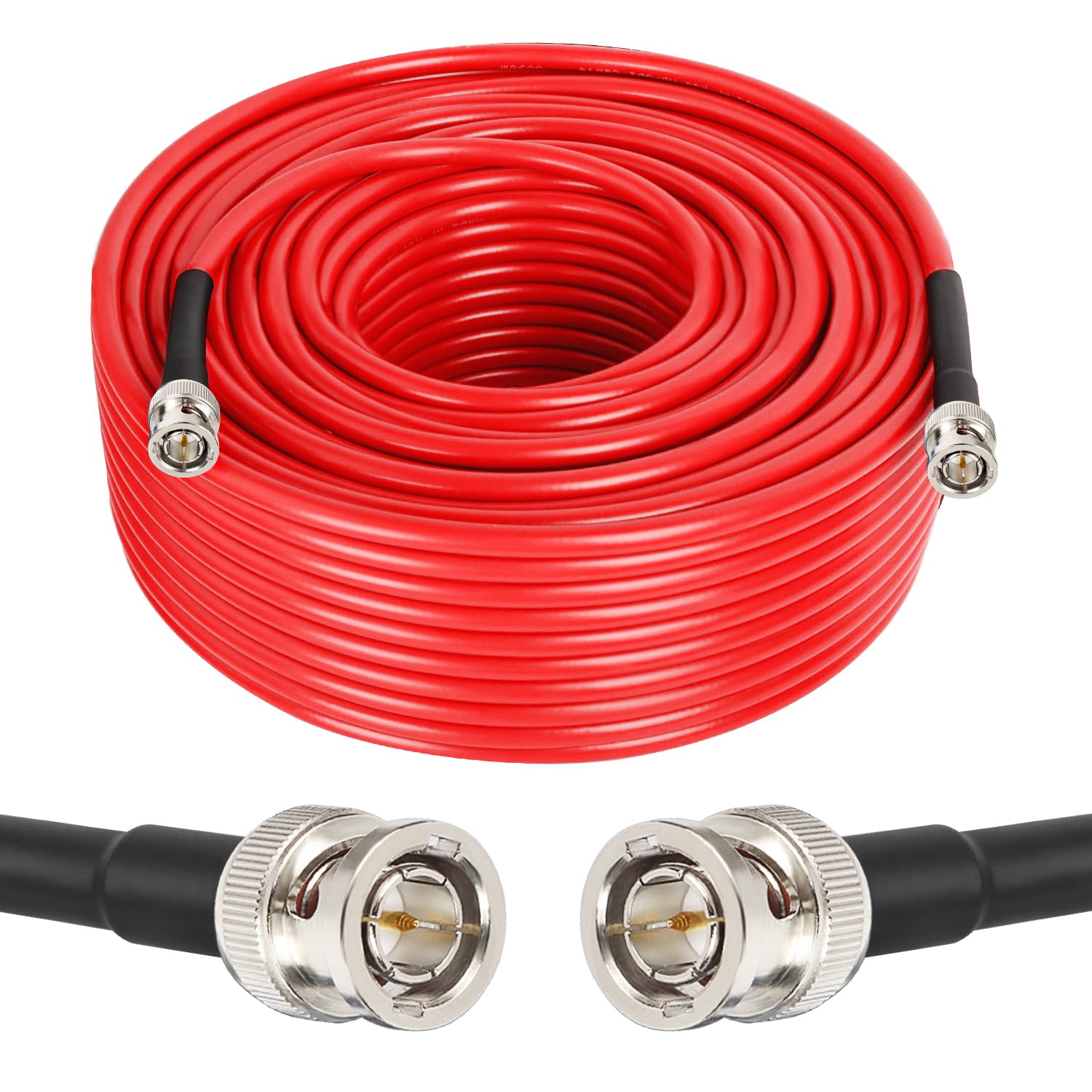 150Ft Sdi Cable Bnc Cable Xrds Rf Hd Sdi Cable Bnc Digital Video Cable 75 Ohm Rg59 Bnc Male Cable For 4K 1080P 3G/6G Hd Sdi Came