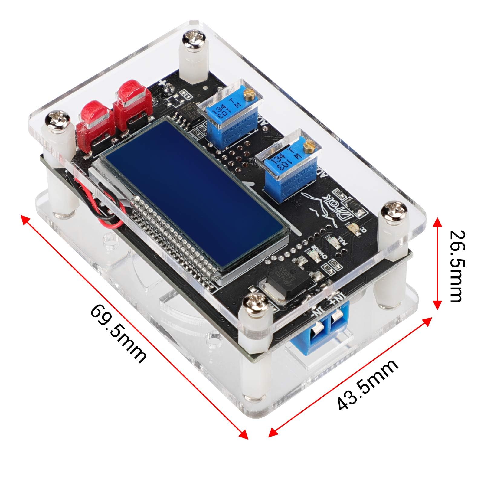Drok Voltage Boost Converter 2Pcs, 12V To 24V Dc Step Up Converter, Adjustable Voltage Regulator 6 30V To 7 32V 5A, Power Supply