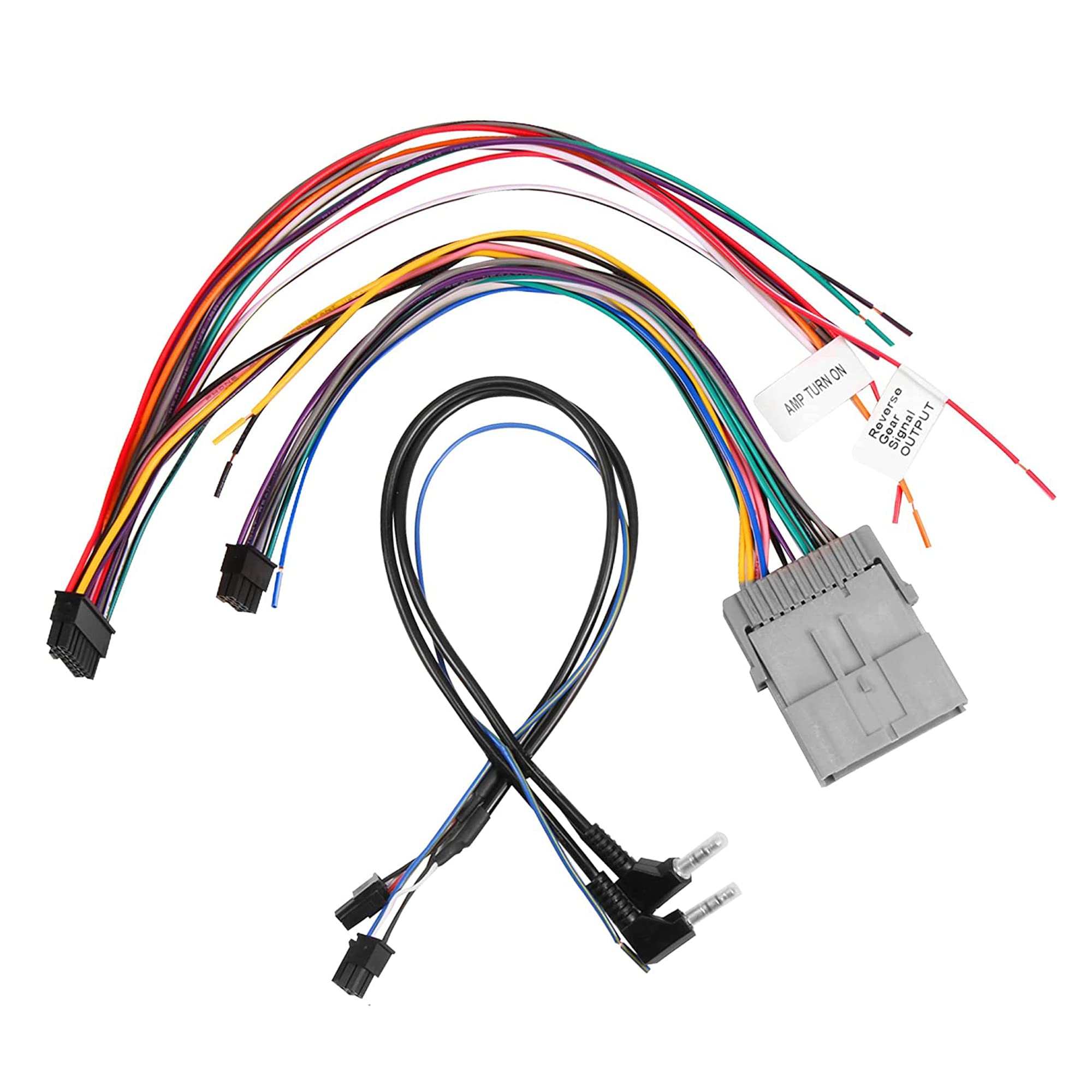 G Radio Wiring Harness Compatible With 2000 2013 Select Gm Vehicles Amplified Systems Model Car Wire Harness Install In An Aftermarket Stereo