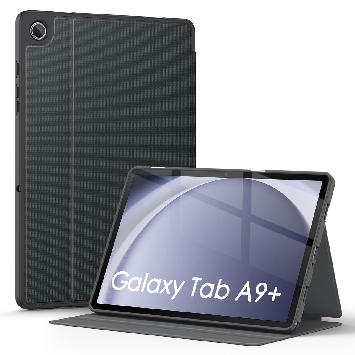 Soke Case For Galaxy Tab A9+/A9 Plus 11 Inch 2023, Shock Proof Smart Folio Stand Case, Multi  Viewing Angles, Soft Tpu Back Cover For Samsung Galaxy Tab A9+ Tablet [Sm X210/X216/X218], Dark Grey