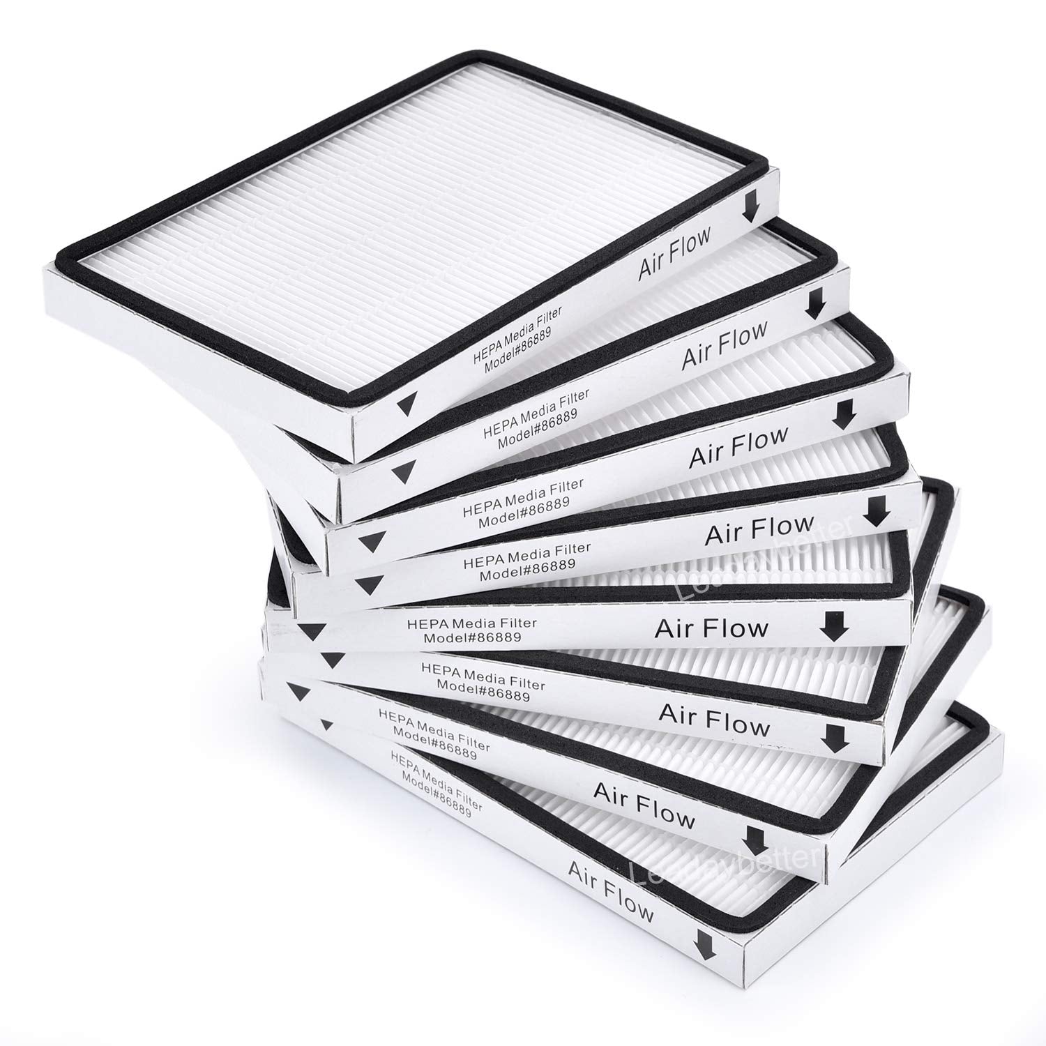 Leadaybetter 8 Pack Hepa Media Filter 86889 Mc V199H 40324 For Kenmore Ef 1 Vacuum Cleaner, Replacement Part #86889