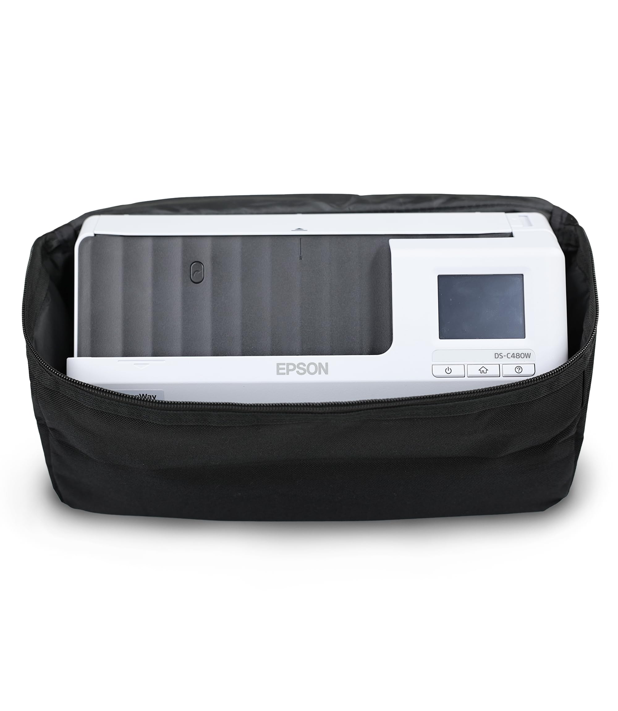 Compact Document Scanner Carrying Case � Travel Bag For Fujitsu Scansnap Ix1300, Plustek, Epson And Brother Scanner Use. Dust Proof, Anti Static, Dust Cover & Protector.