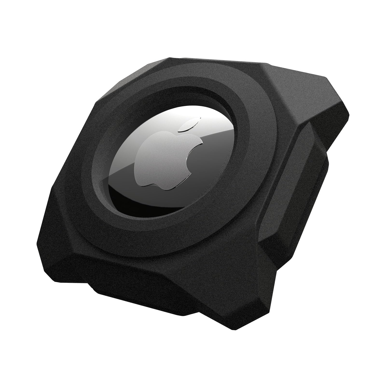 Guanzhi Airtag Holder Strong Case Waterproof Stick On Mount For Airtag Protective Pasteable Accessories Air Tag Case With Apple Airtag Hidden Protective Location Tracker(1 Pack Black)