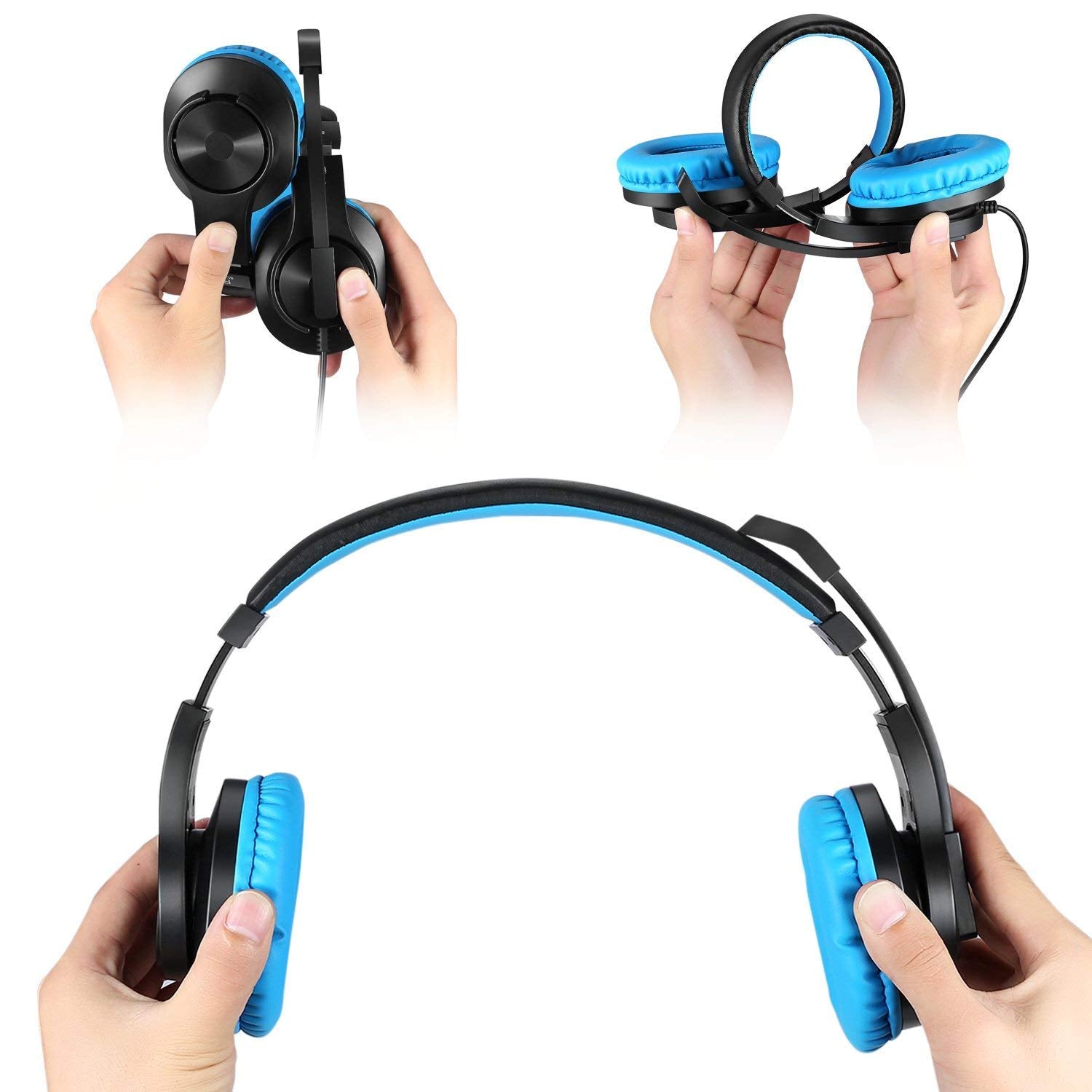 Meedasy Kids Adults Over-Ear Gaming Headphone For Xbox One, Nintendo Switch, Bass Surrounding Stereo, Ps4 With Microphone And Vo