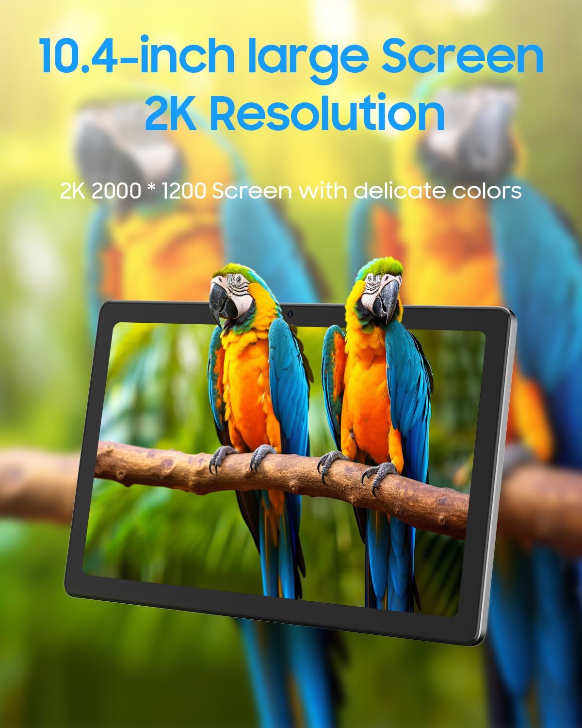 2023 Newest Tablets Android 13 Tablet 10.4 Inch, 16Gb Ram+128Gb Rom, 2000*1200 2K Fhd Display, Powerful 2.0Ghz Cpu, 2.4G&5G&Wifi