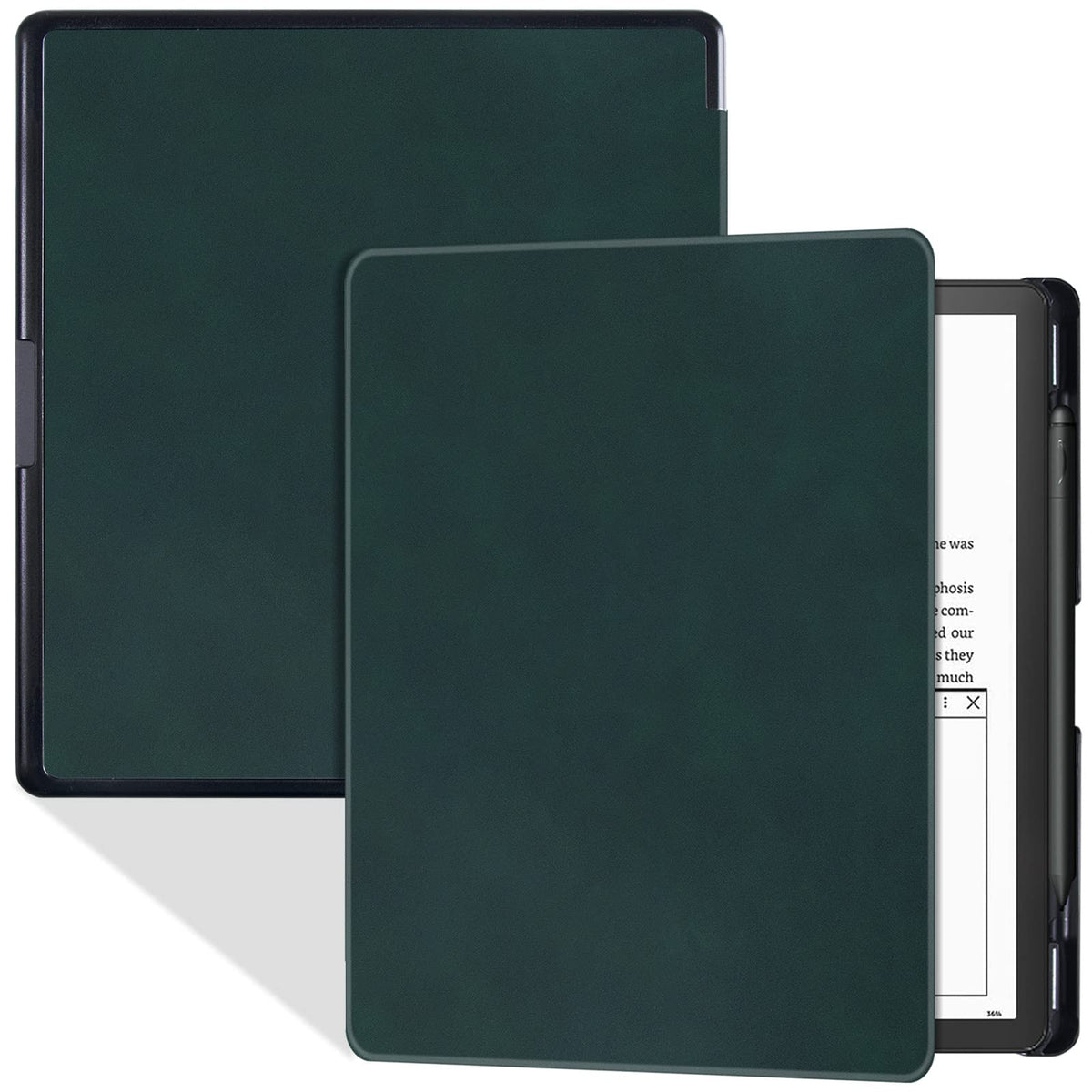 Bozhuorui Slim Case For 10.2'' Kindle Scribe Tablet (2022 & 2024 Release)   Lightweight Pu Leather Book Folio Cover With Pen Hol