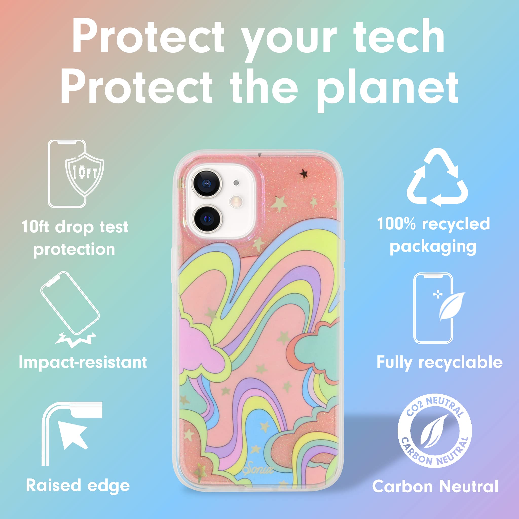 Sonix Case For Iphone 12 / Iphone 12 Pro | Compatible With Magsafe | 10Ft Drop Tested | Illusion