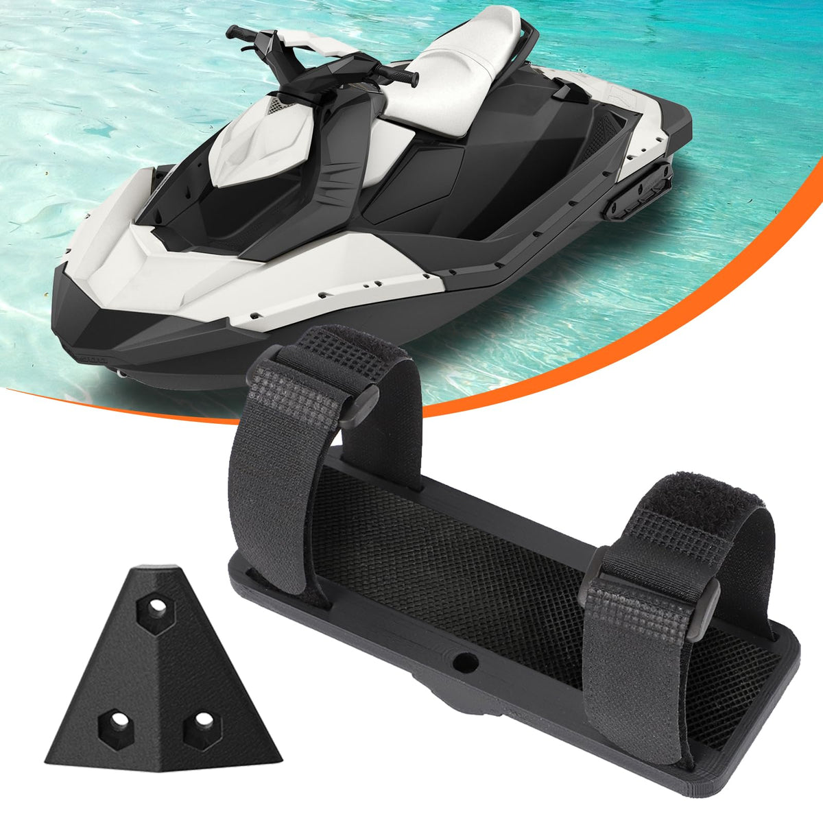 Wikibb Universial Speaker Mount For Sea Doo Sea Doo Spark Trixx, Cruise Speaker Bracket For Sea Doo Spark 2 Up (Speaker Not Incl