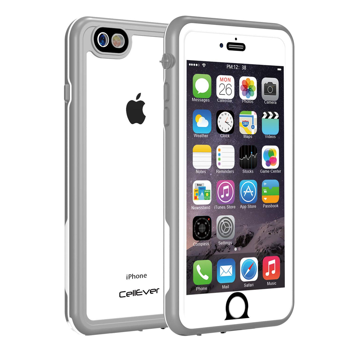 Cellever Waterproof Case For Iphone 6S Plus/Iphone 6 Plus, 5.5-Inch, Clear Waterproof Ip68 Certified Shockproof Sandproof Snowpr