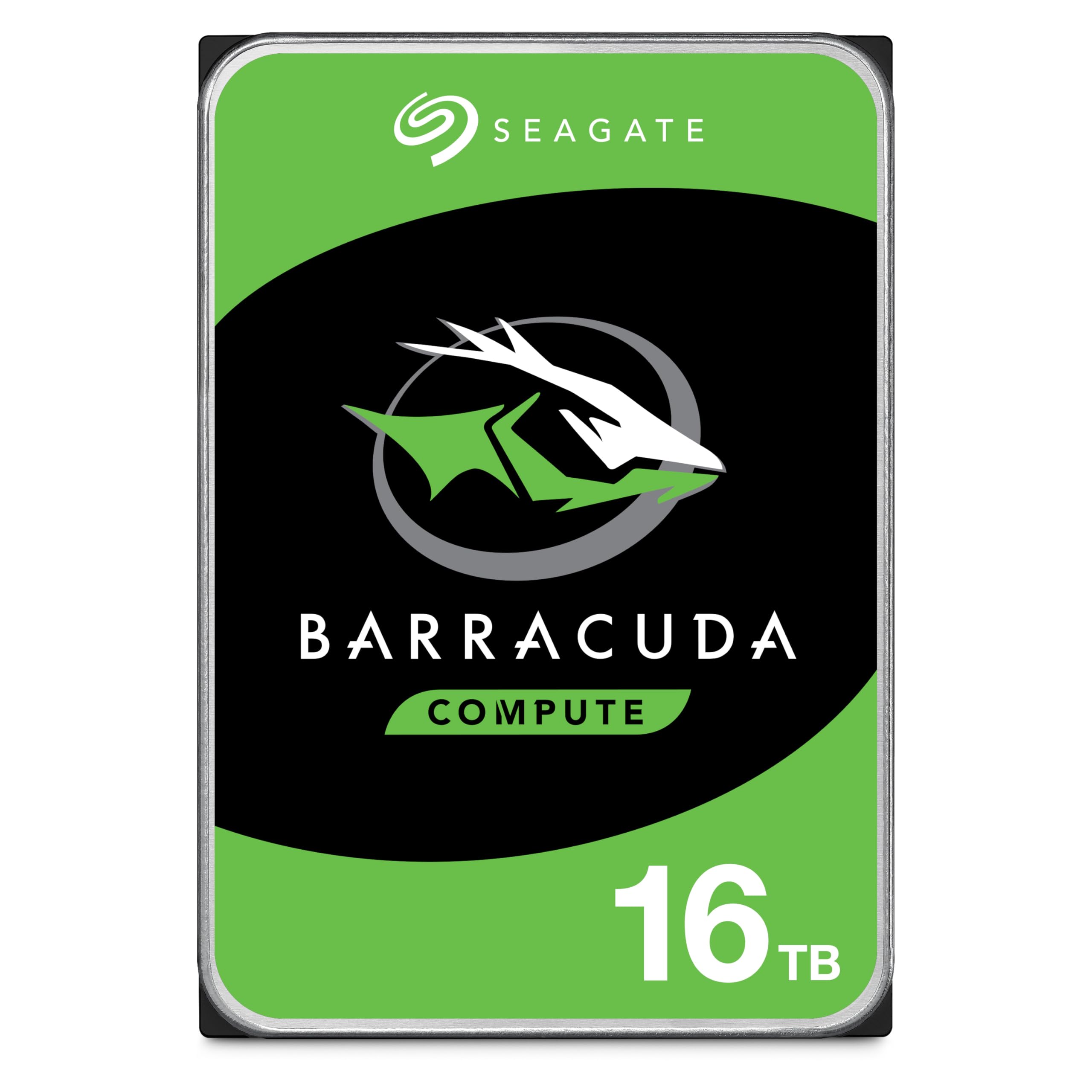 Seagate Barracuda 16TB Internal Hard Drive, 7200 U/Min, 512MB Cache, SATA 6Gb/s, 3.5 (ST16000DM001)