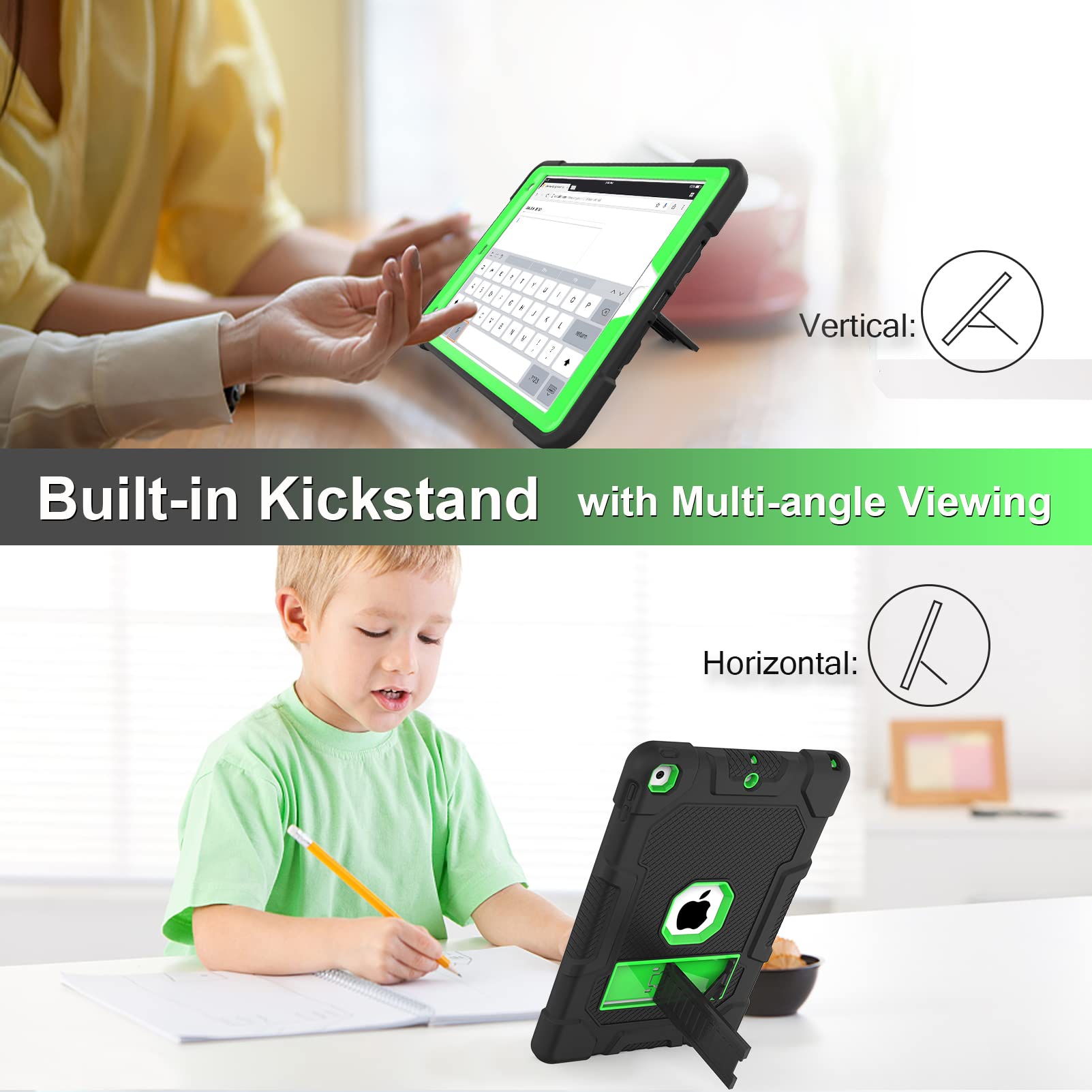 Timism Case For Ipad 9Th Generation/Ipad 8Th Generation/Ipad 7Th Generation (10.2 Inch, 2021/2020/2019 Model), Heavy Duty Shockp