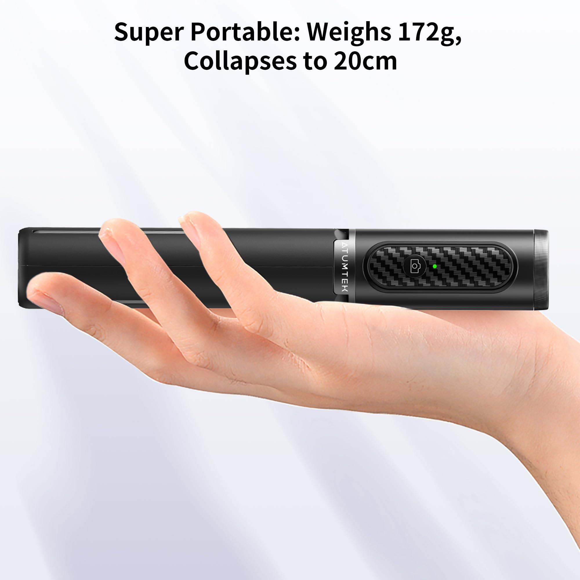 Atumtek Selfie Stick Tripod, Extendable 3 In 1 Aluminum Selfie Stick With Bluetooth Remote 270 Degree Rotation For Iphone 141312