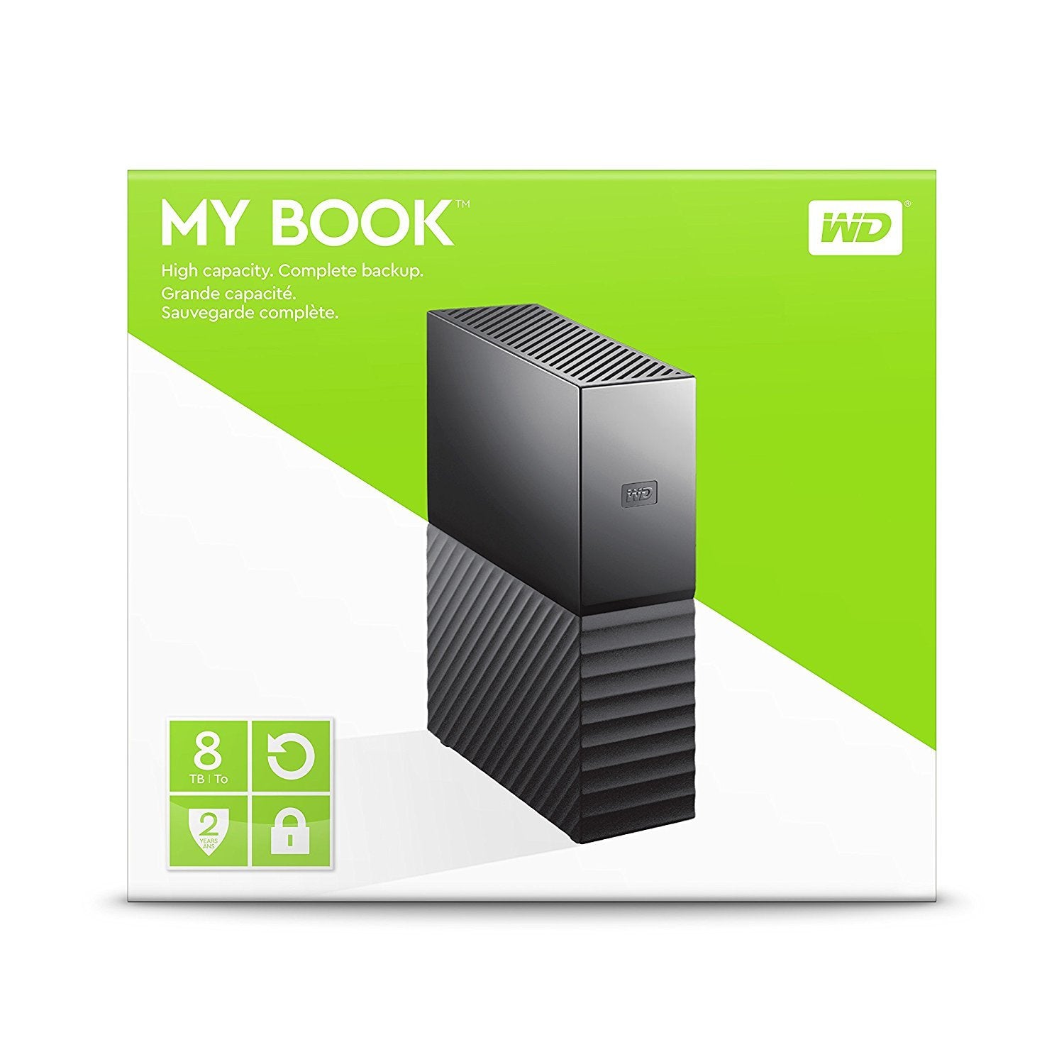 Wd 8Tb My Book Desktop External Hard Drive, Usb 3.0   Wdbbgb0080Hbk Nesn