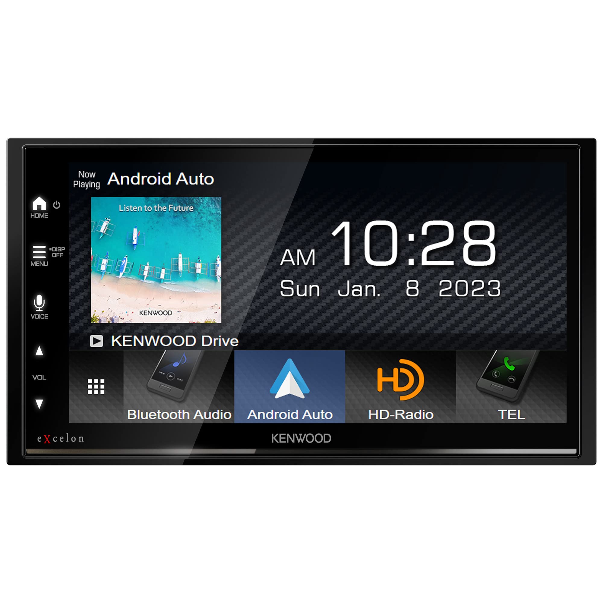 Kenwood Dmx809S Excelon 6.95 Inch Capacitive Touch Screen, Car Stereo, Wireless And Wired Carplay And Android Auto, Bluetooth, A