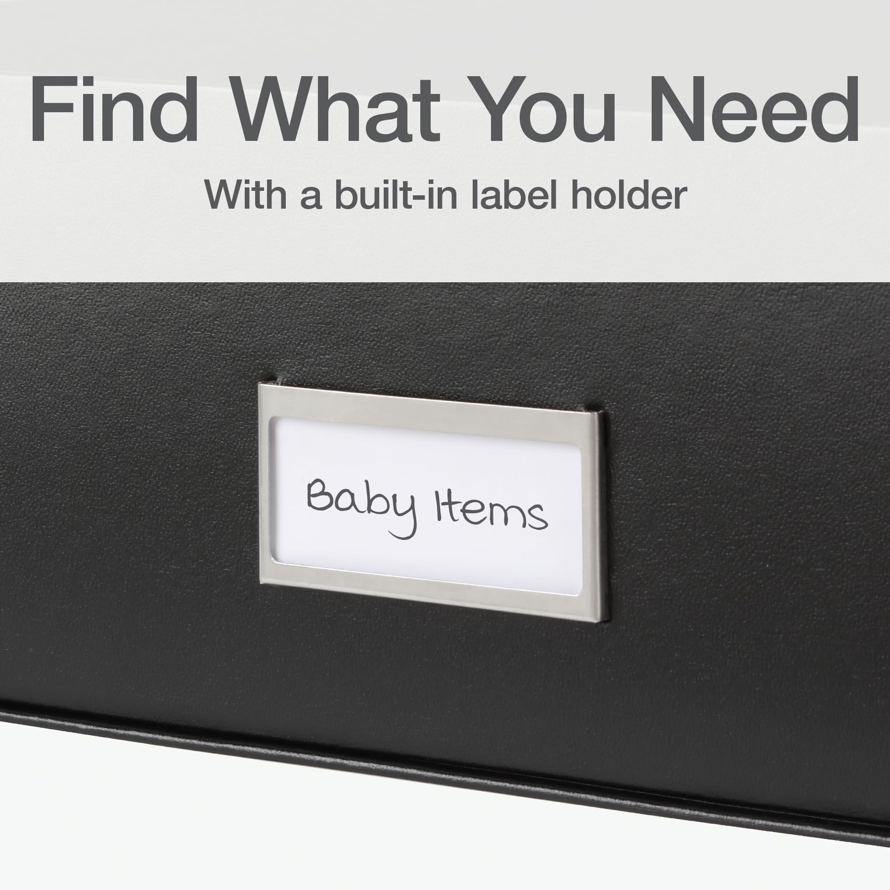 Oxford Keepsake Box, Protective Storage Box, Home And Office Organizer, Photo Storage Box, Souvenir Organizer, Large, 16' X 12' X 4 1/4' (41787)