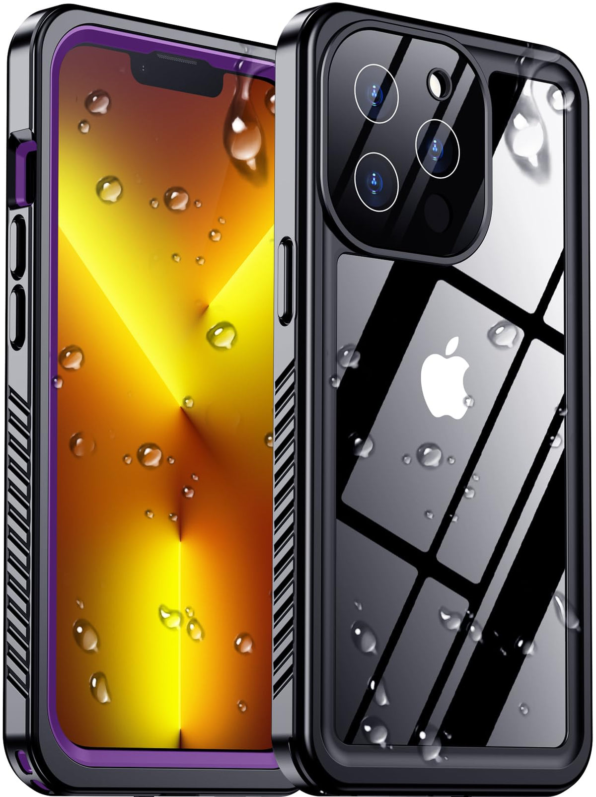 Red2Fire 2024 New For Iphone 13 Pro Case Waterproof,[Built In Screen Protector & Camera Protector][Full Body Shockproof][Ip68 Un