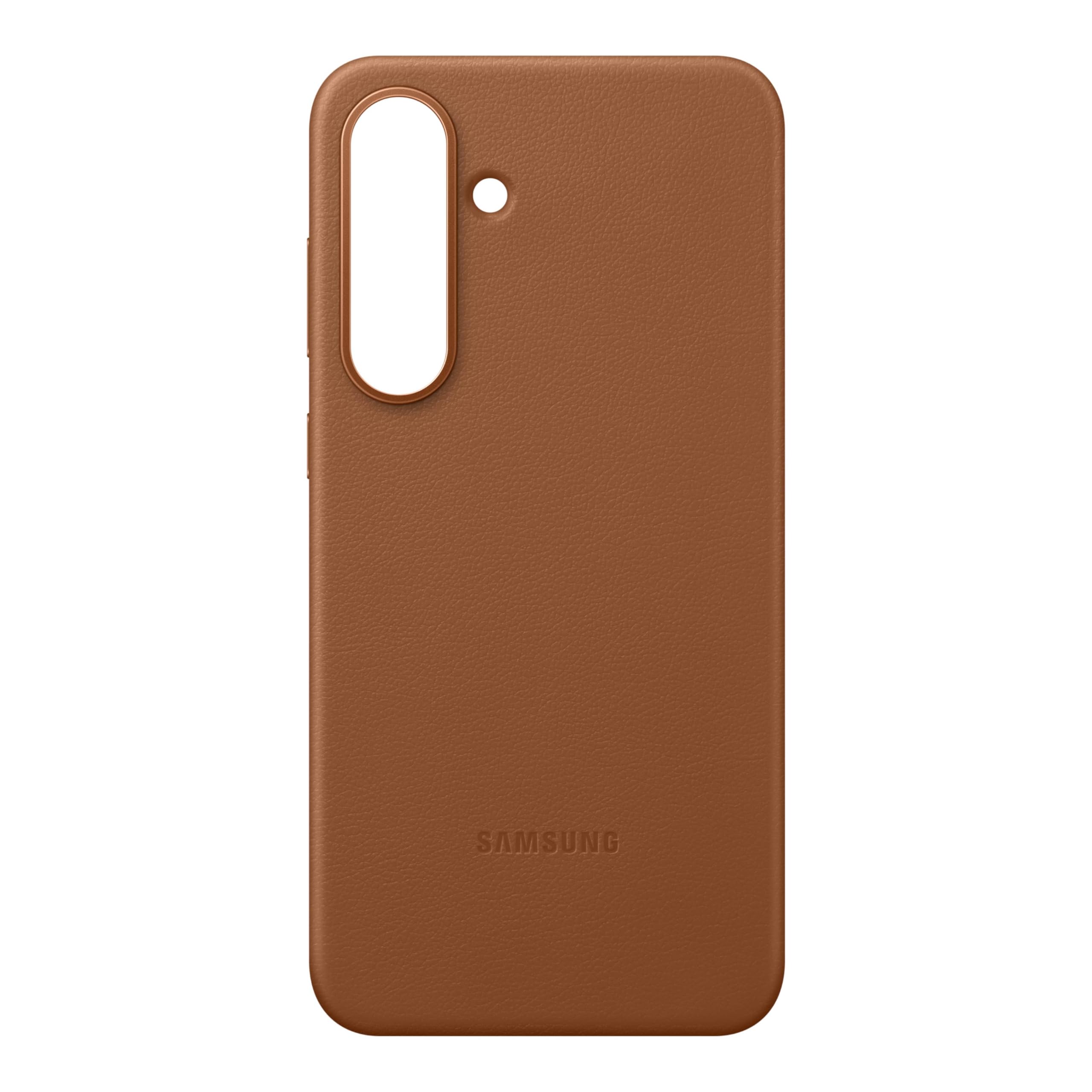 SAMSUNG Galaxy S25 FE Kindsuit Phone Case, Textured Feel, Chic Protective Cover, Soft Inner Lining, Elegant, US Version, Brown